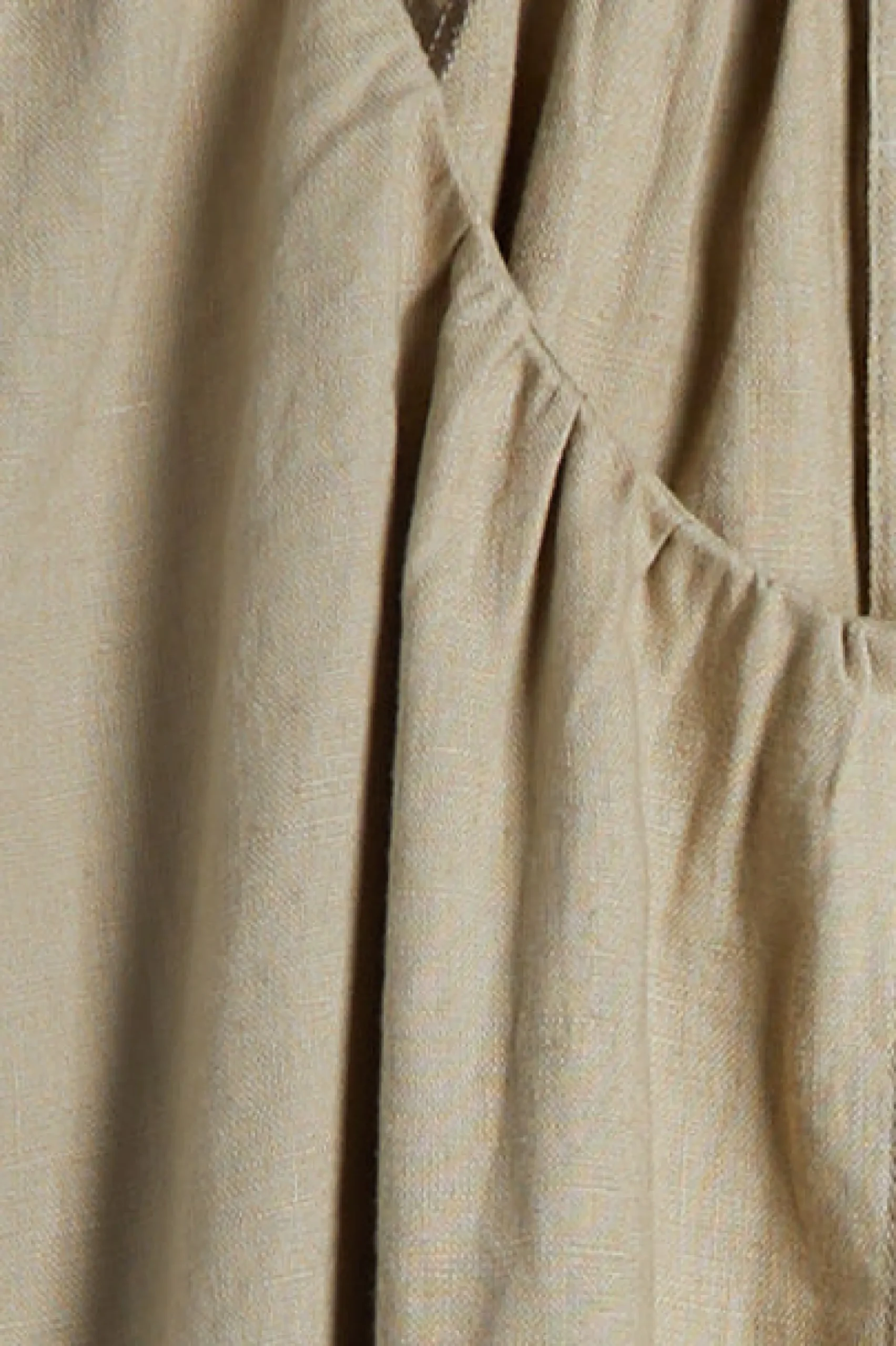 100% LINEN BOXY MINI DRESS
