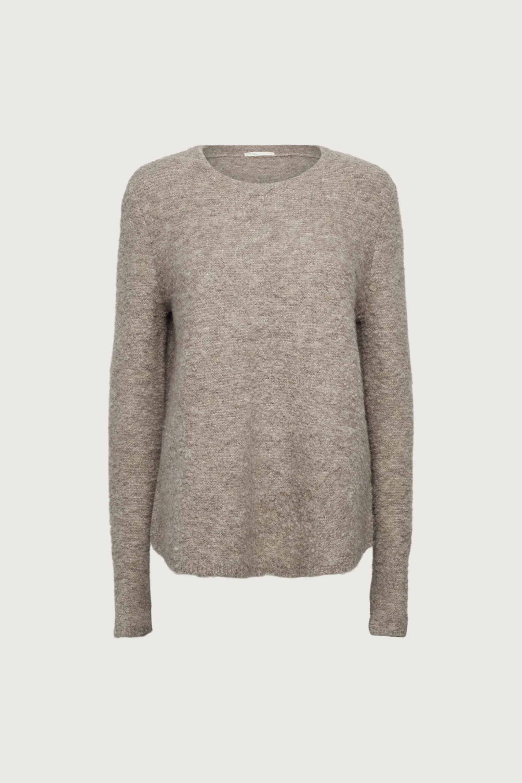 BOUCLE KNIT CREWNECK SWEATER
