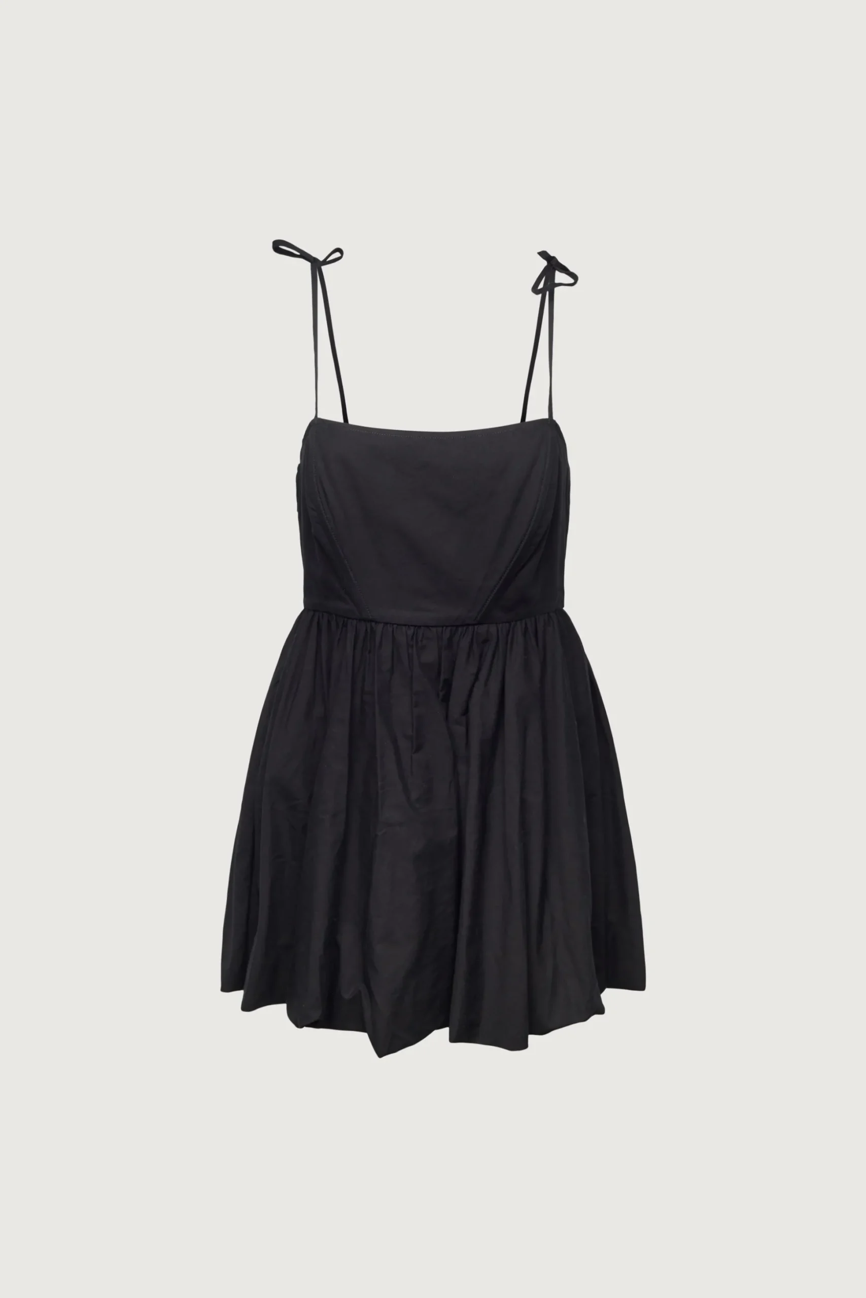 BUBBLE HEM MINI DRESS