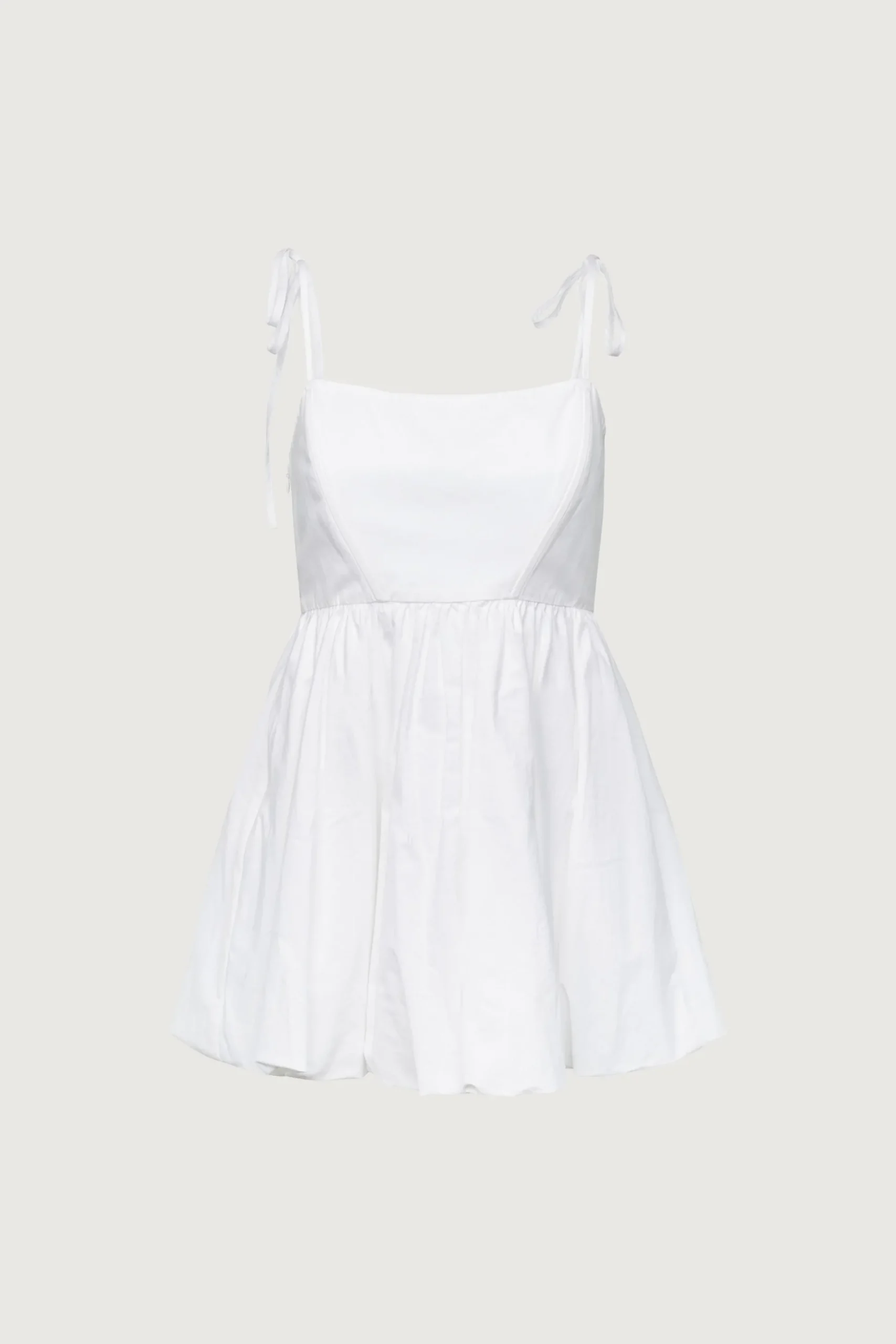 BUBBLE HEM MINI DRESS