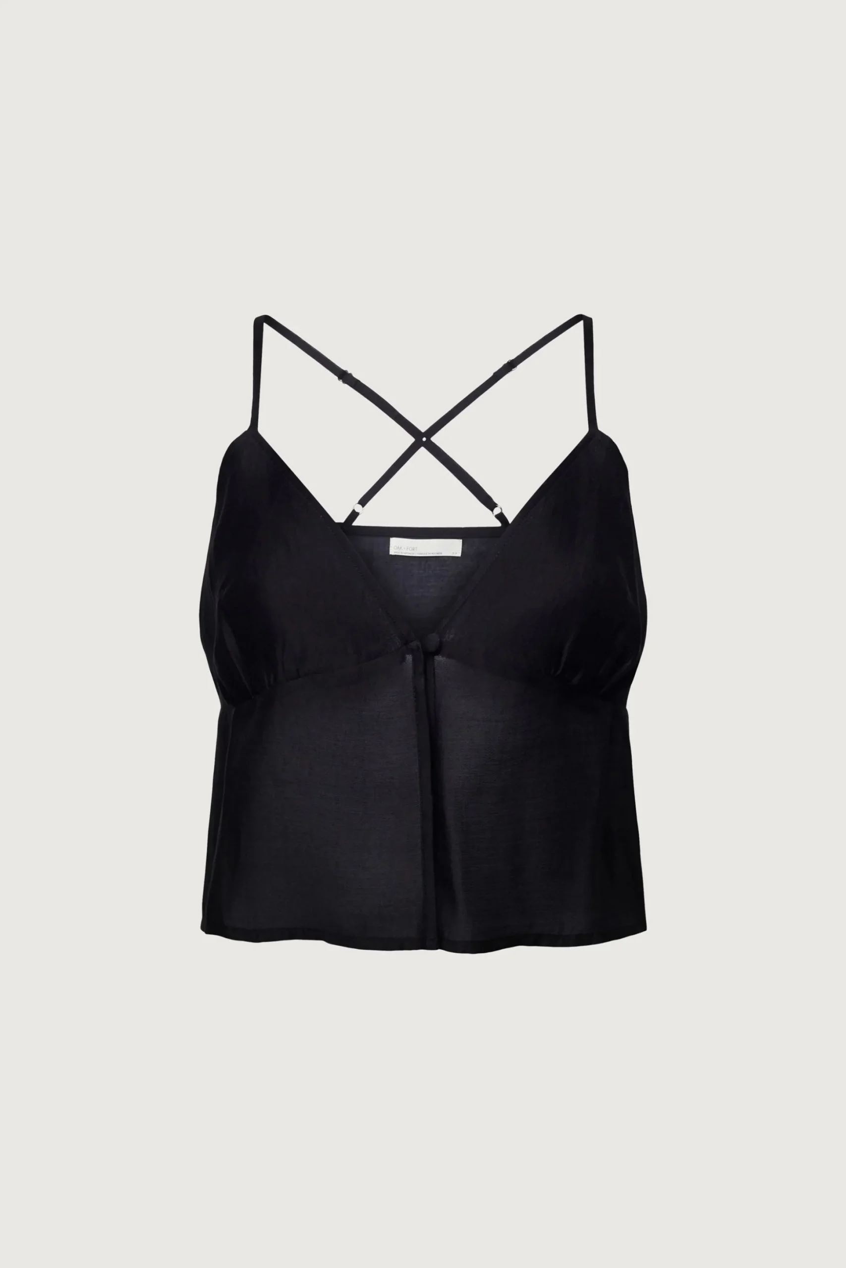 BUTTON FRONT CAMISOLE TANK
