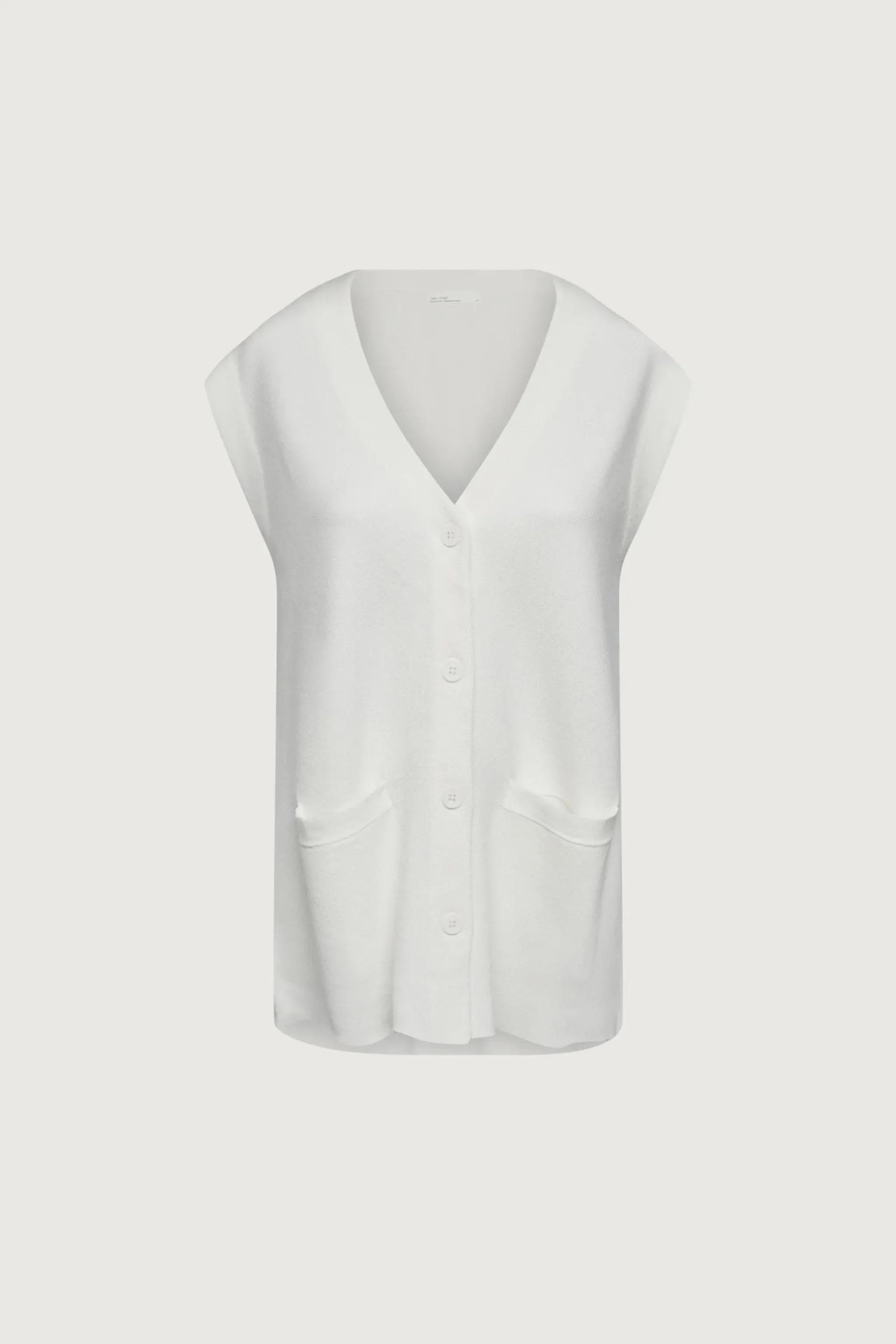 BUTTON FRONT SWEATER VEST