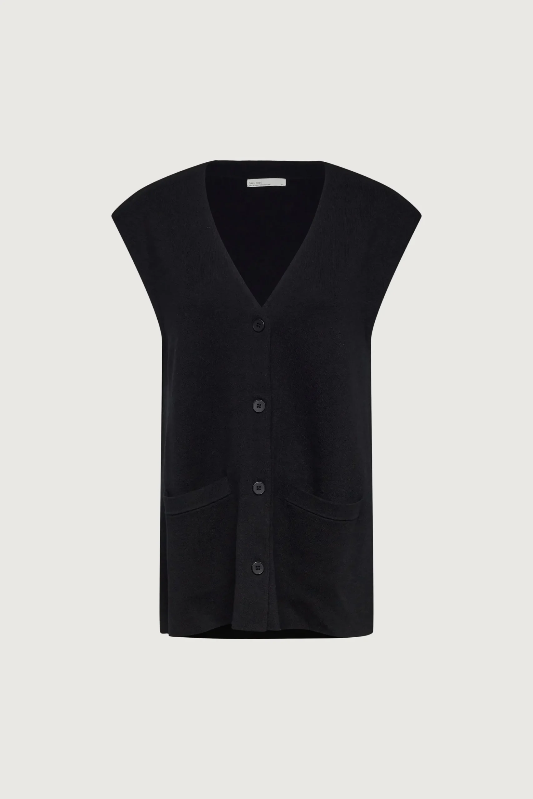 BUTTON FRONT SWEATER VEST