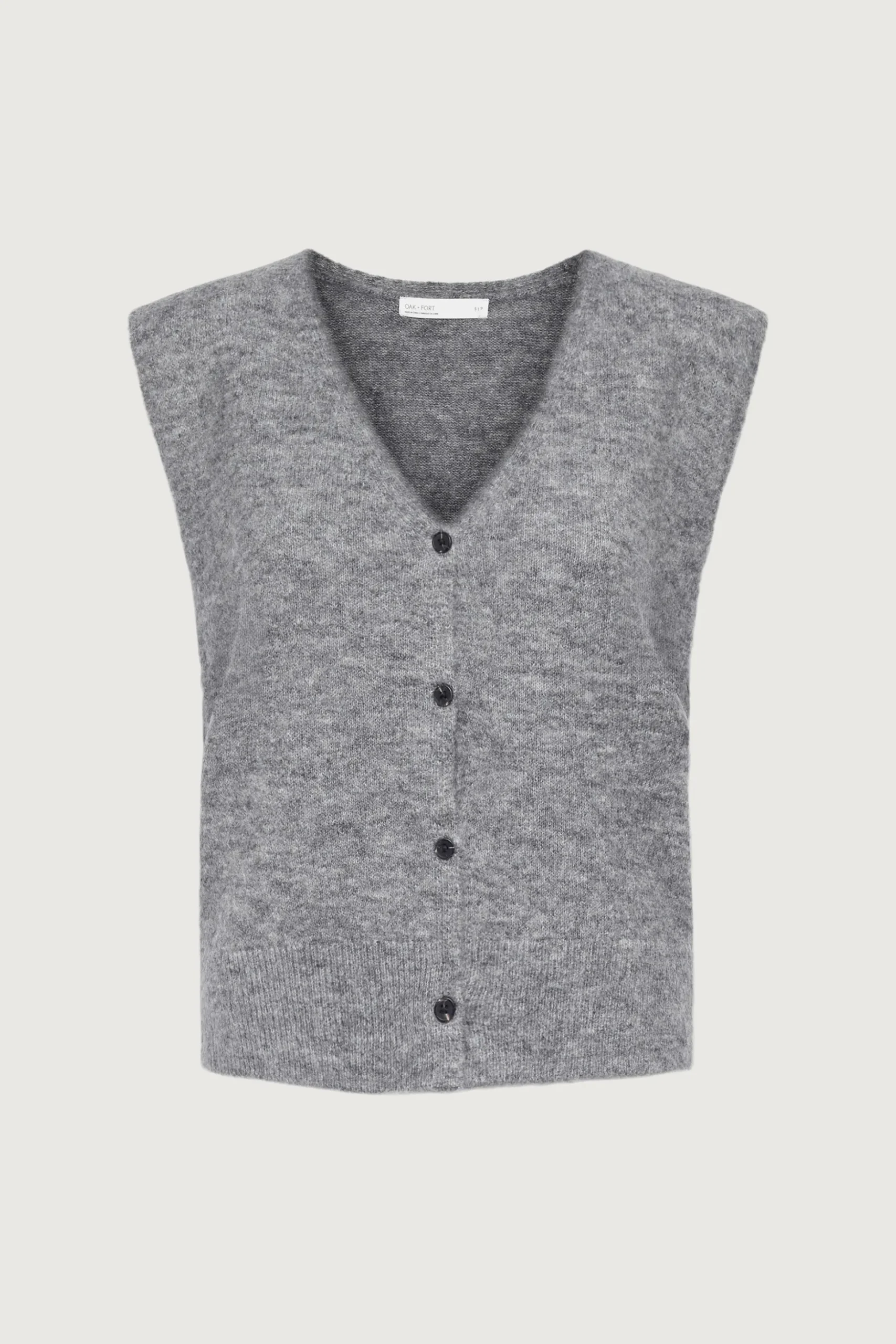 BUTTON FRONT SWEATER VEST
