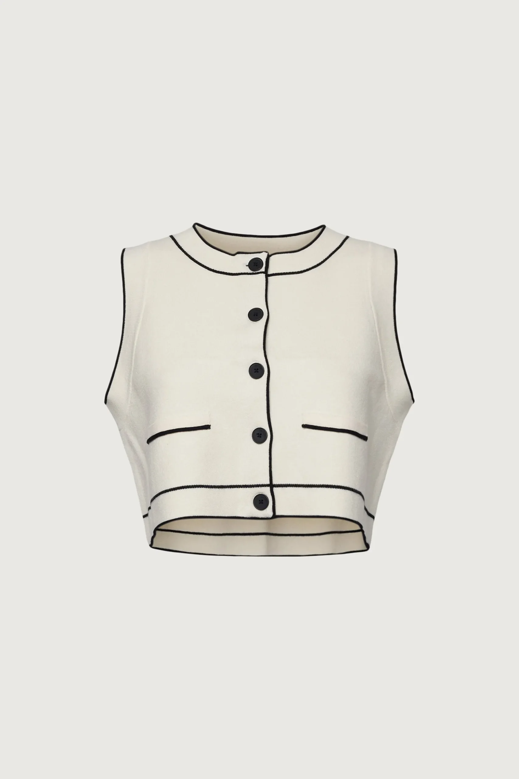 BUTTON UP SWEATER VEST