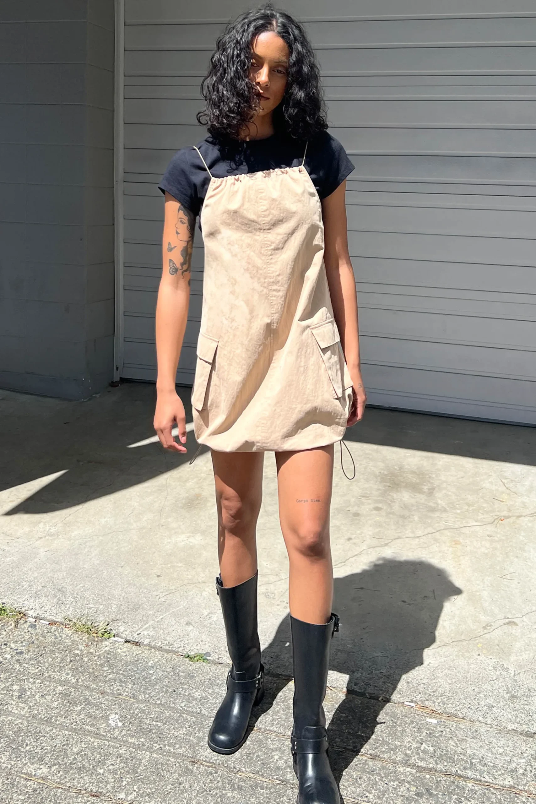 CARGO MINI DRESS