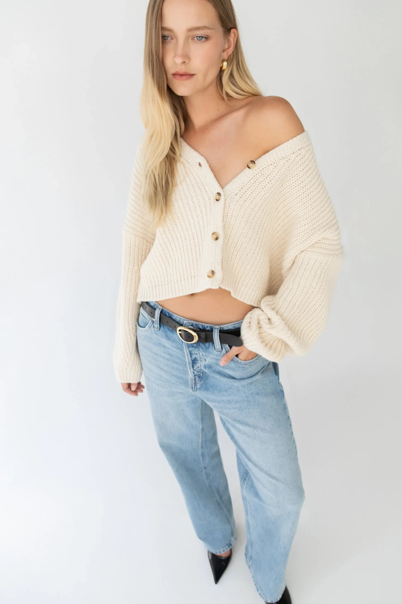 CHUNKY KNIT OVERSIZED CARDIGAN