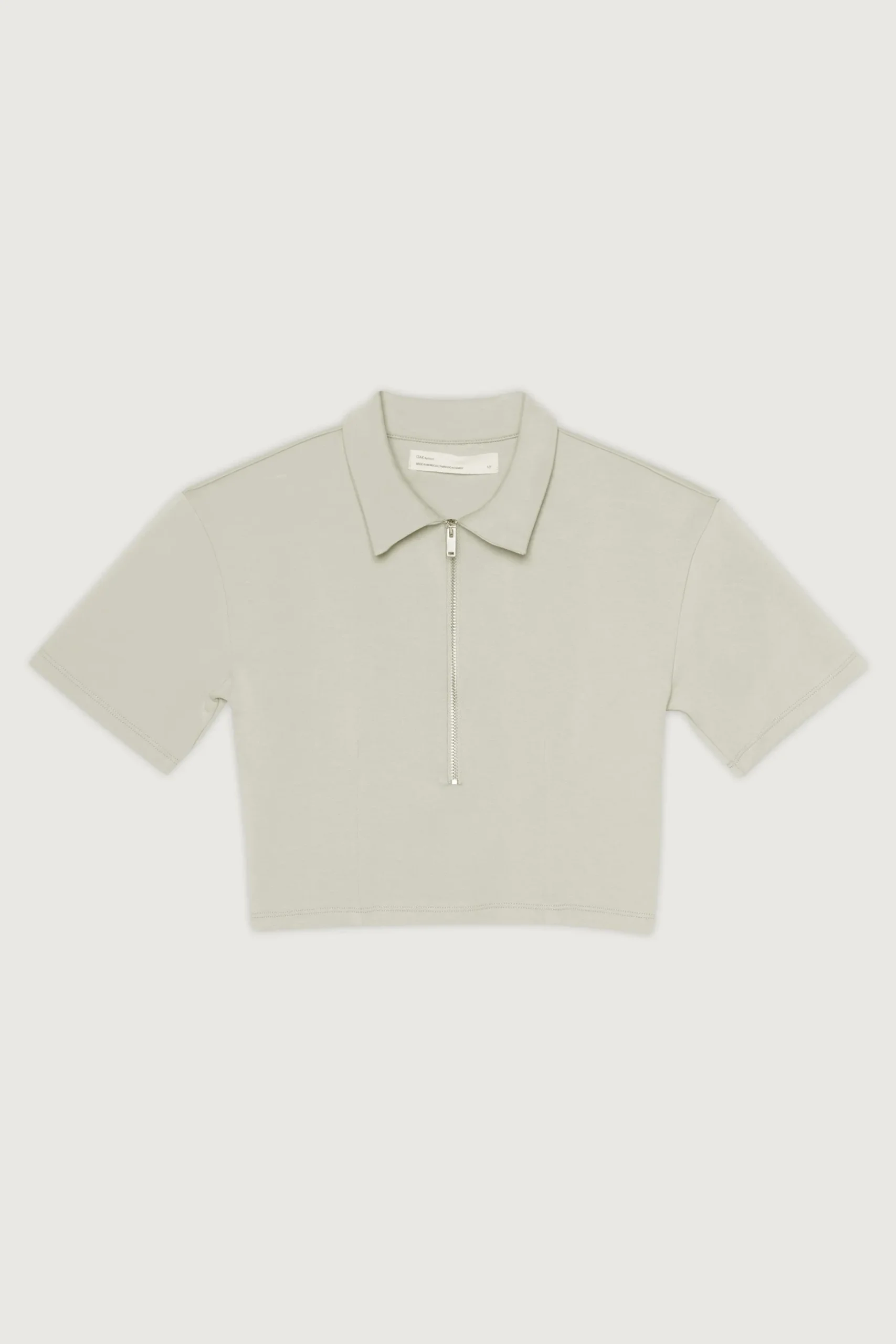 COLLARED HALF ZIP TEE
