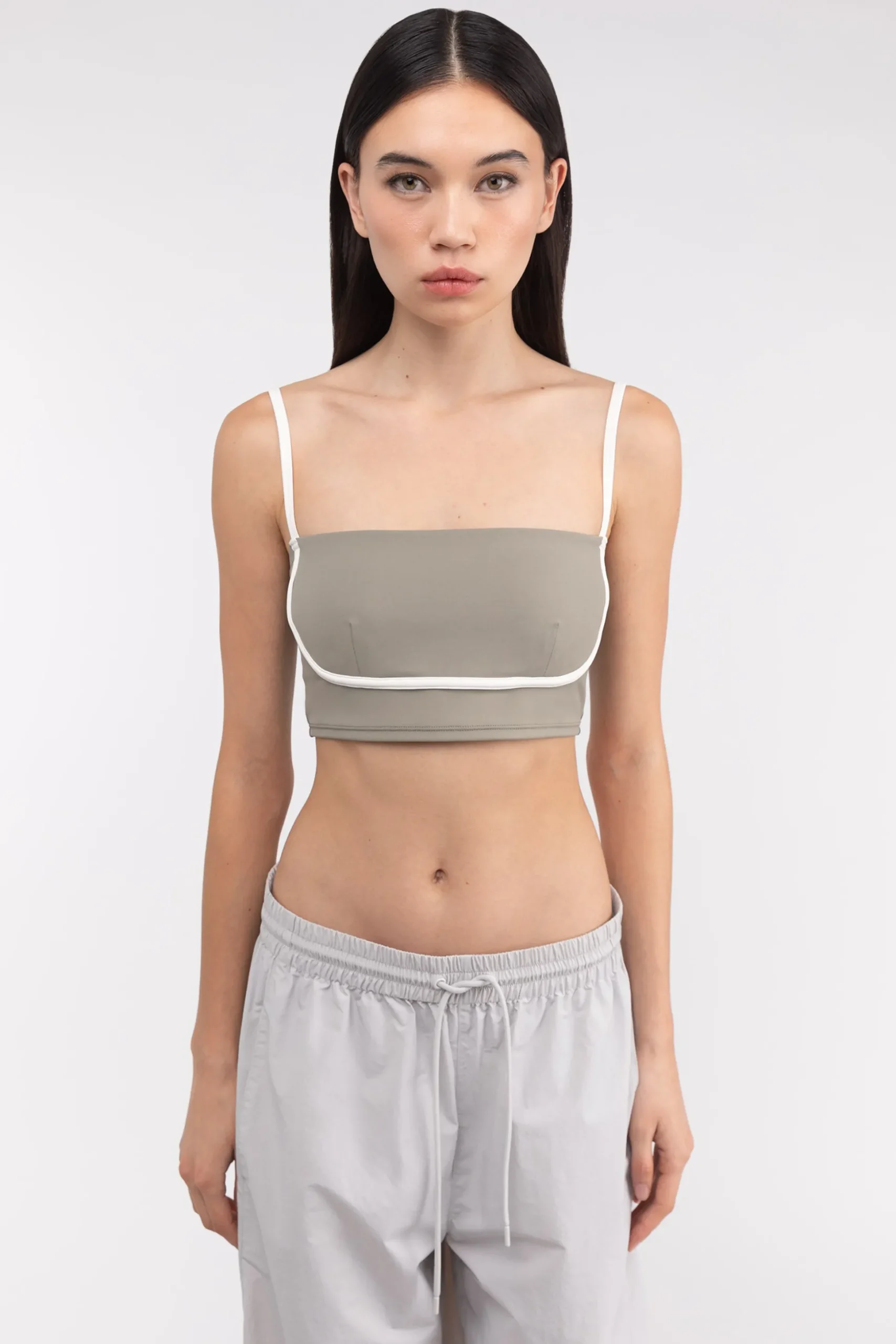CONTRAST DETAIL BIKINI TOP