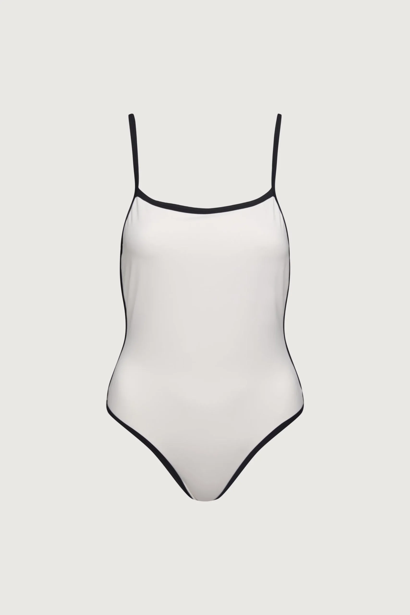 CONTRAST DETAIL ONE PIECE SWIMSUIT