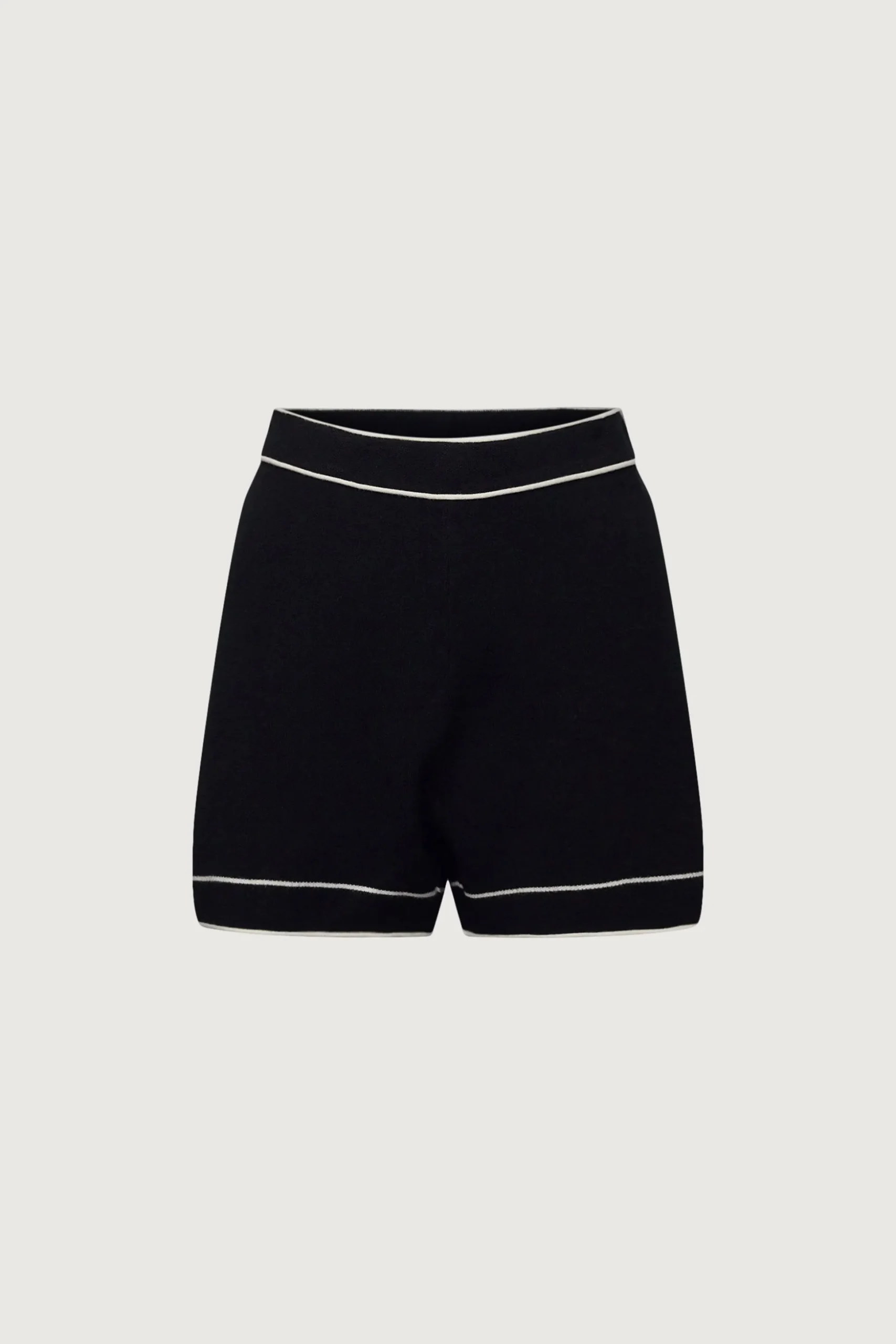 CONTRAST TRIM KNIT SHORT