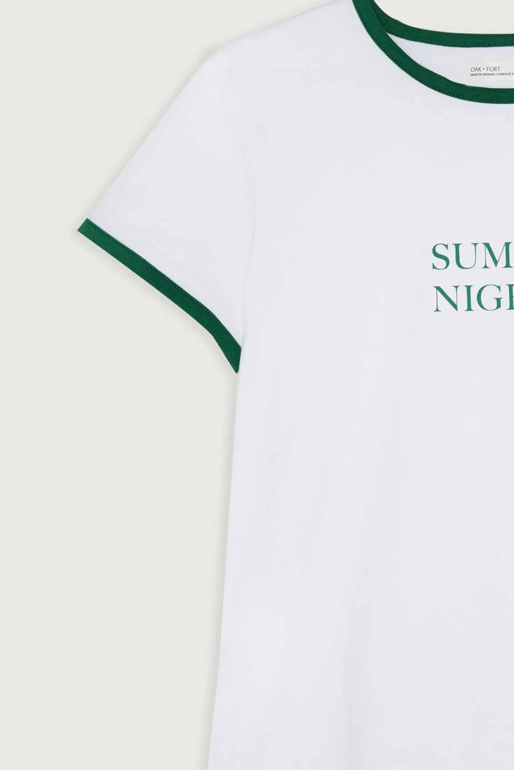 CONTRAST TRIM TEE