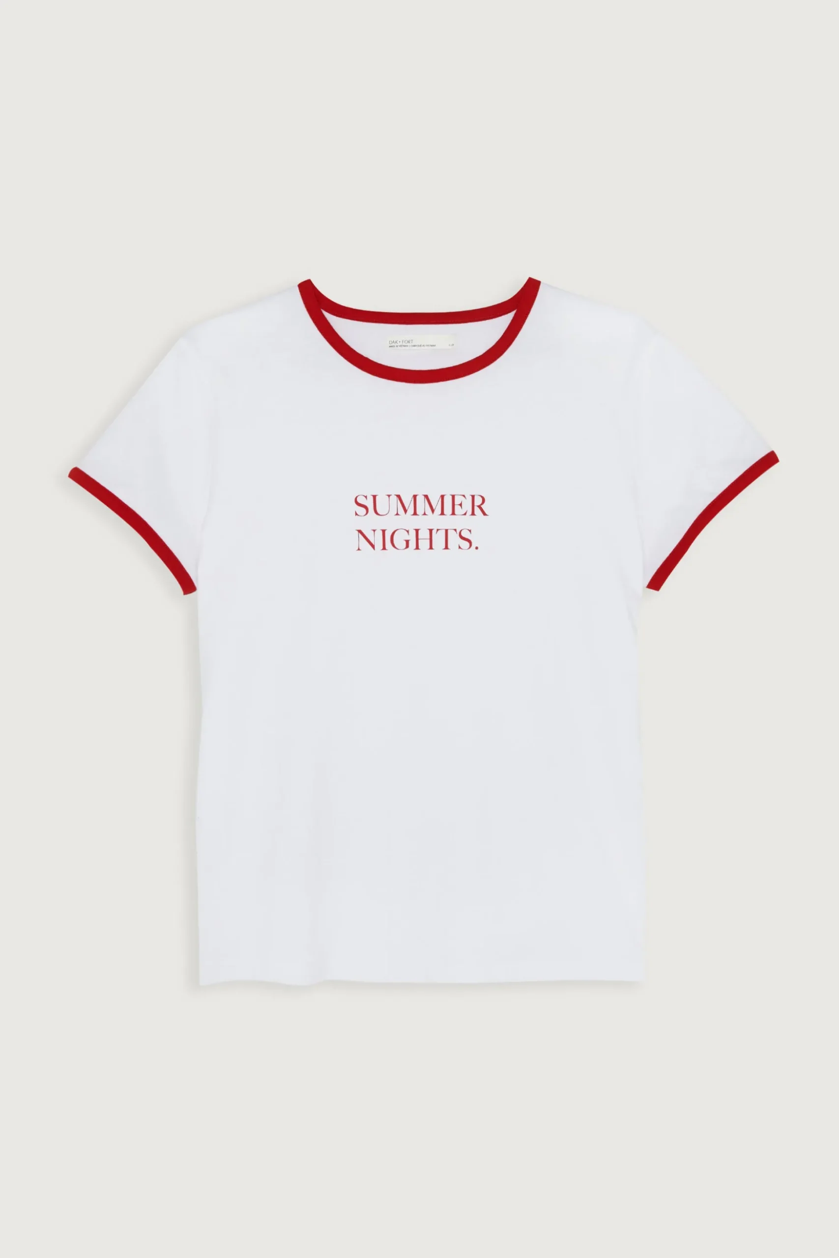 CONTRAST TRIM TEE