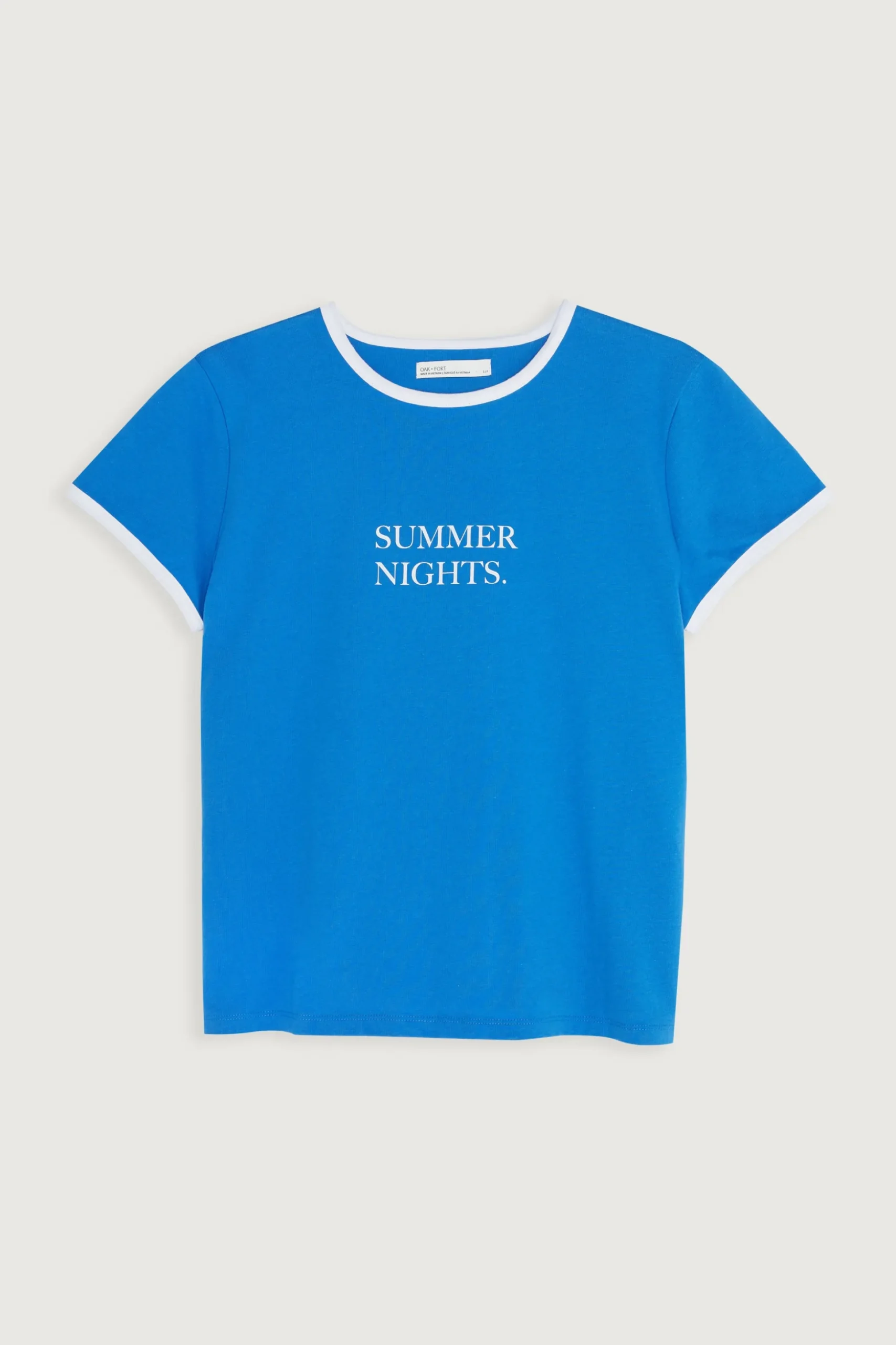 CONTRAST TRIM TEE