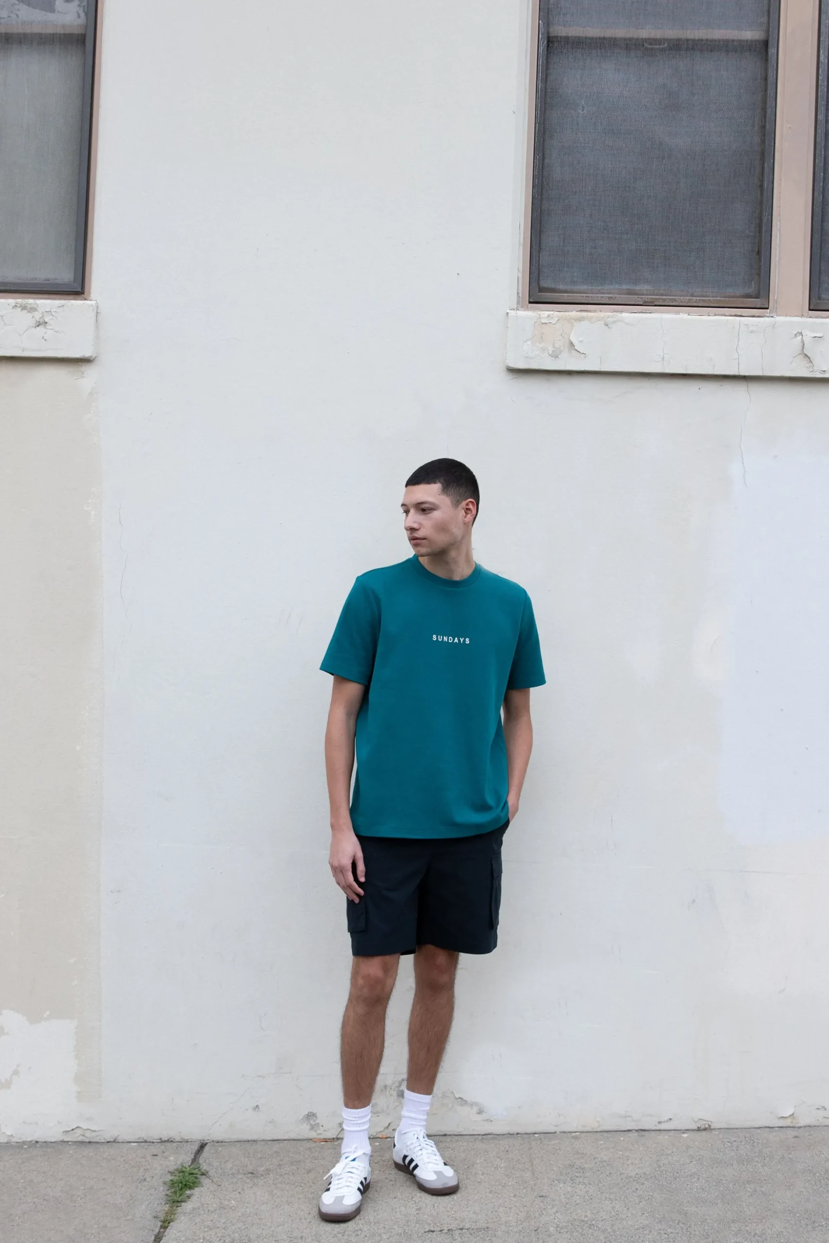 COTTON NYLON CARGO SHORT