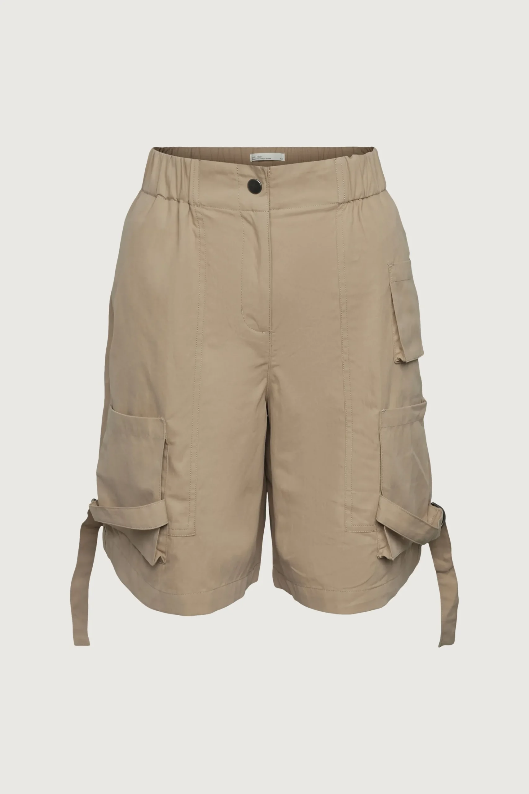 COTTON NYLON TWILL CARGO SHORT