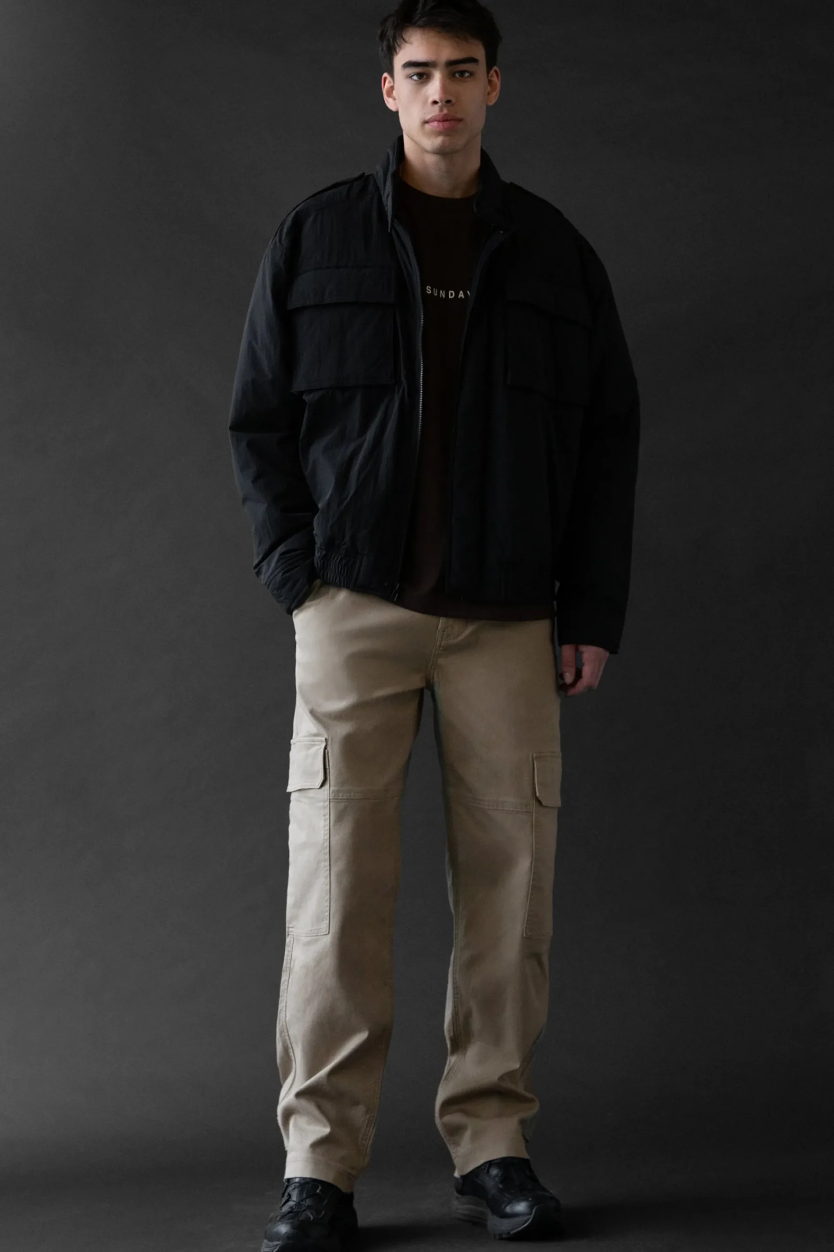 COTTON TWILL CARGO PANT