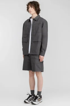 COTTON-TWILL CARGO SHORT