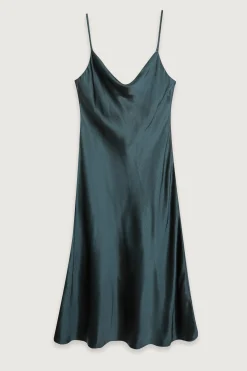COWL NECK SLIP DRESS