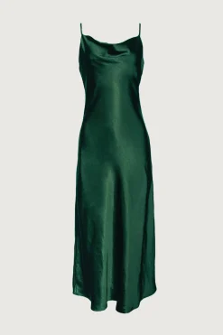 COWL NECK SLIP DRESS