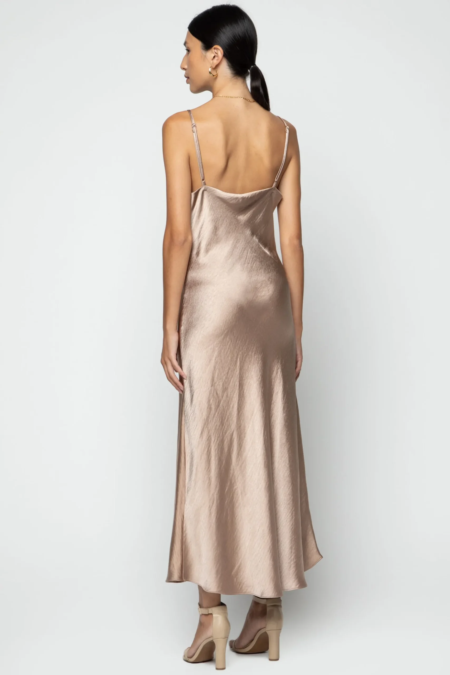 COWL NECK SLIP DRESS