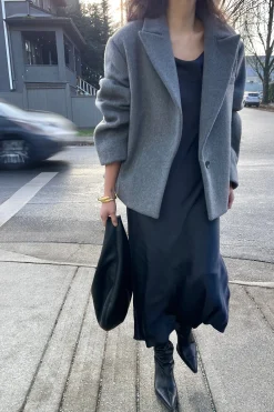 COWL NECK SLIP DRESS