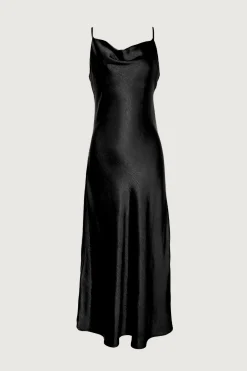 COWL NECK SLIP DRESS