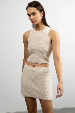 CROCHET KNIT TANK