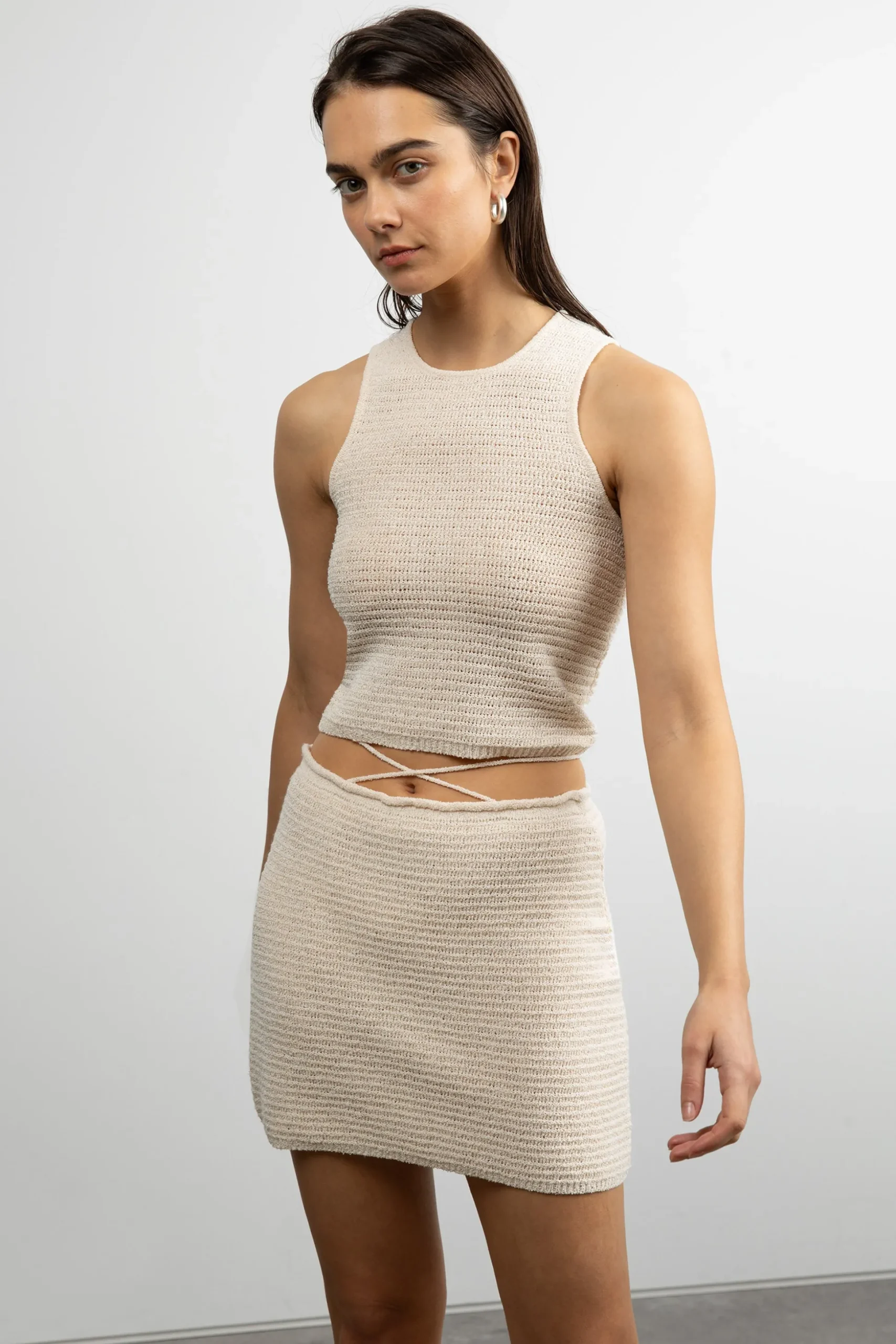 CROCHET KNIT TANK
