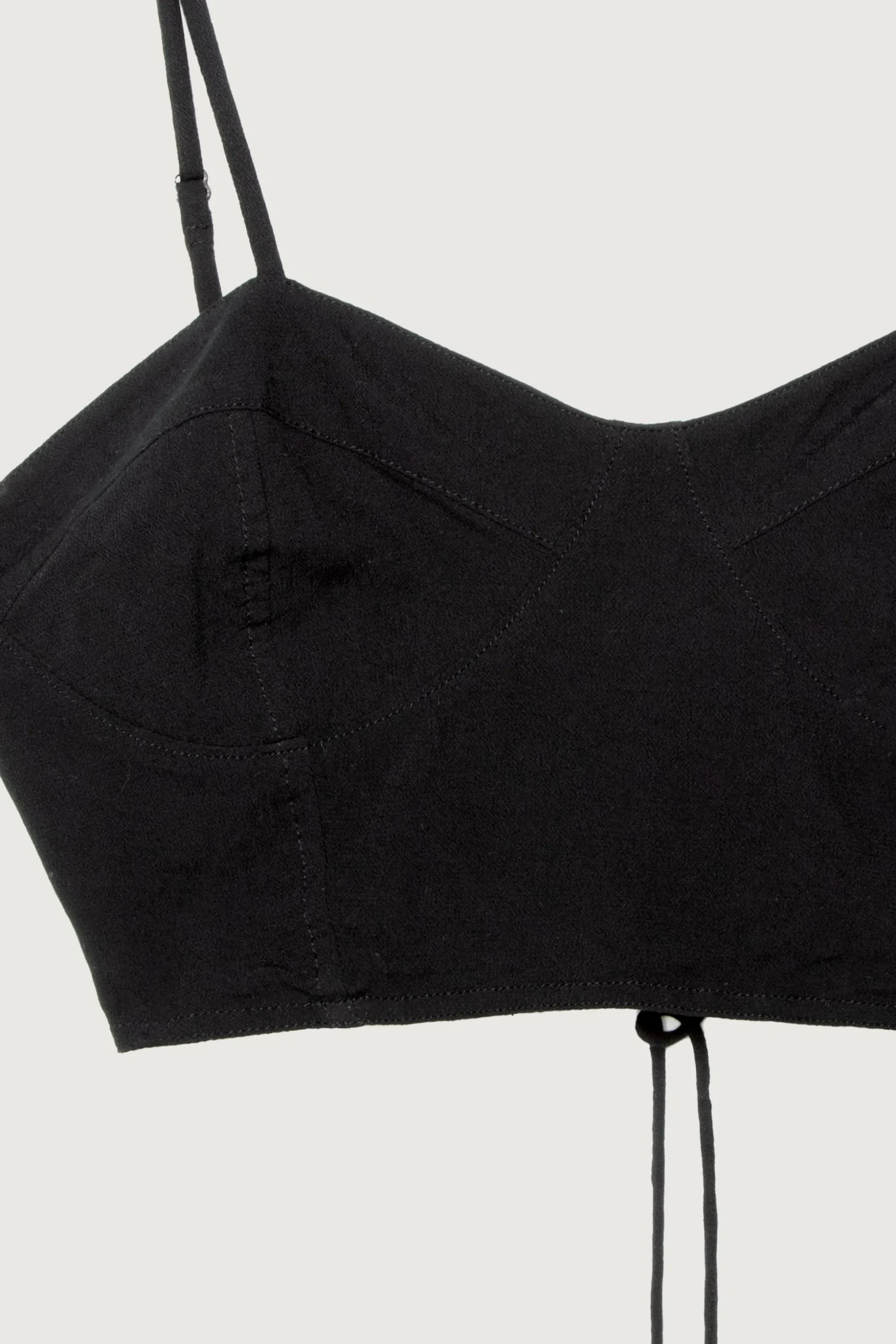 CROPPED BUSTIER TANK