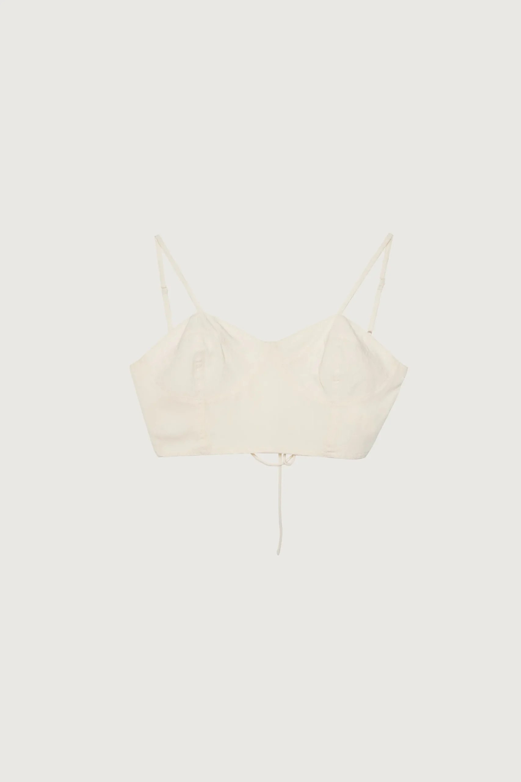 CROPPED BUSTIER TANK