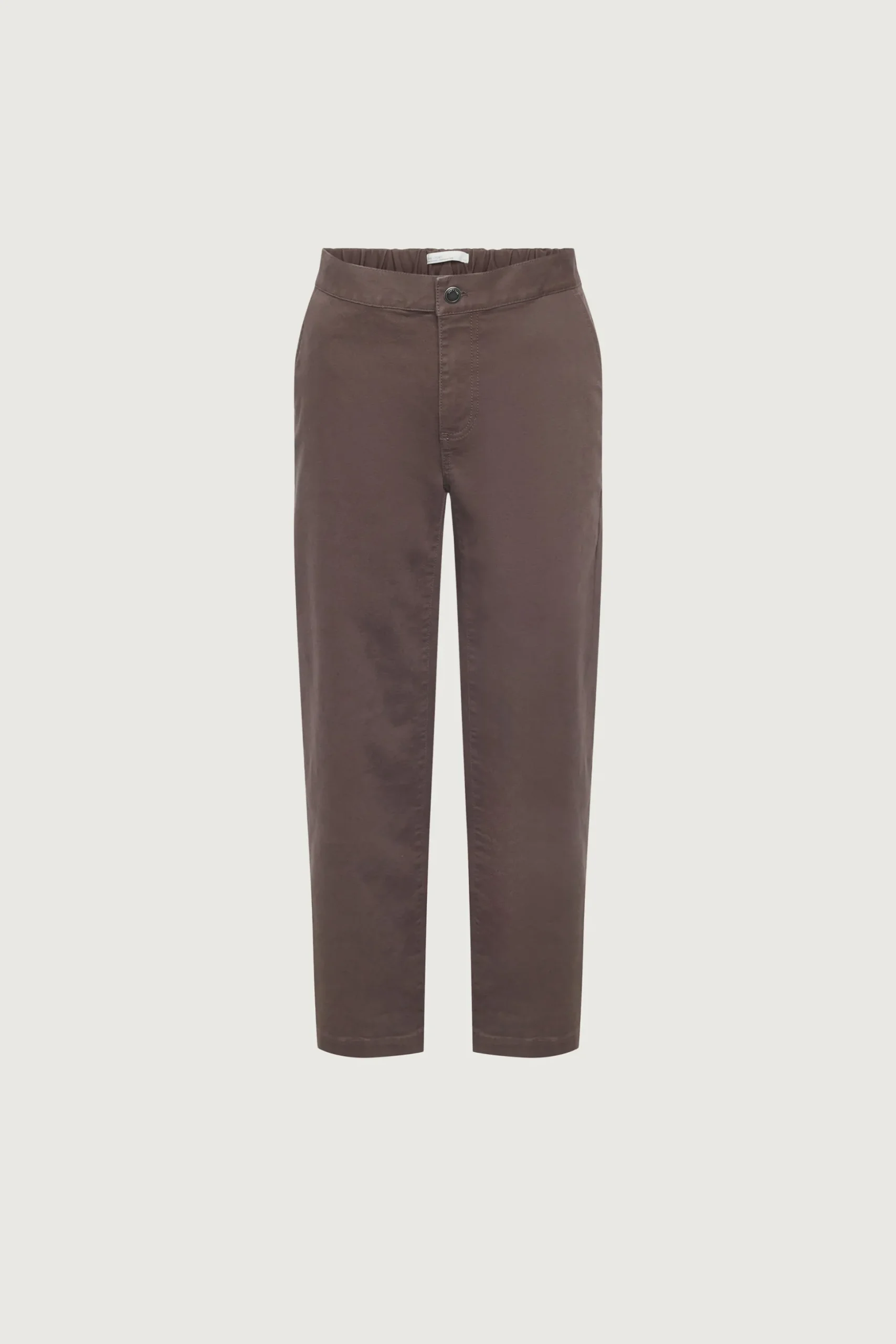 CROPPED LENGTH 26" TWILL WIDE LEG PANT