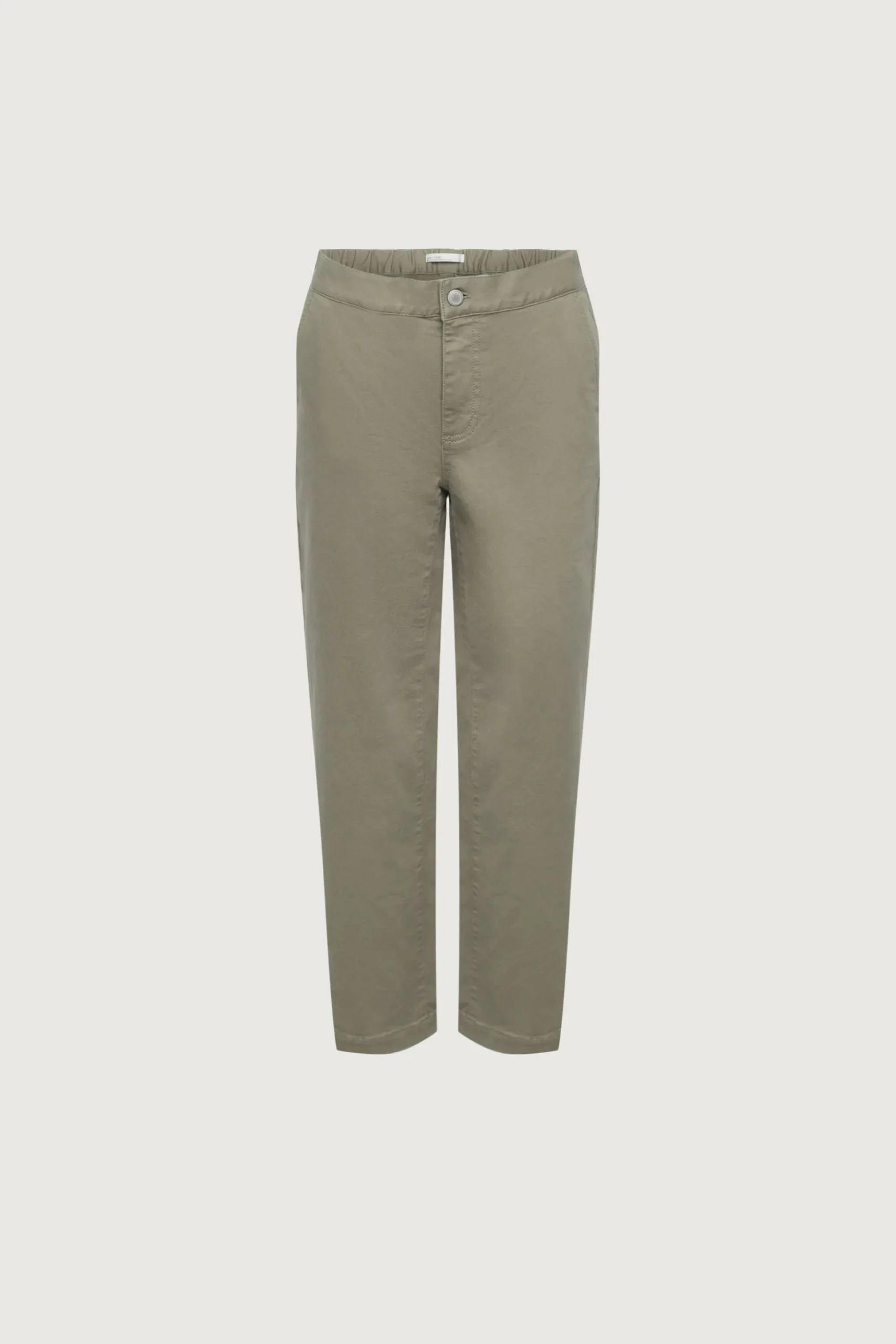 CROPPED LENGTH 26" TWILL WIDE LEG PANT