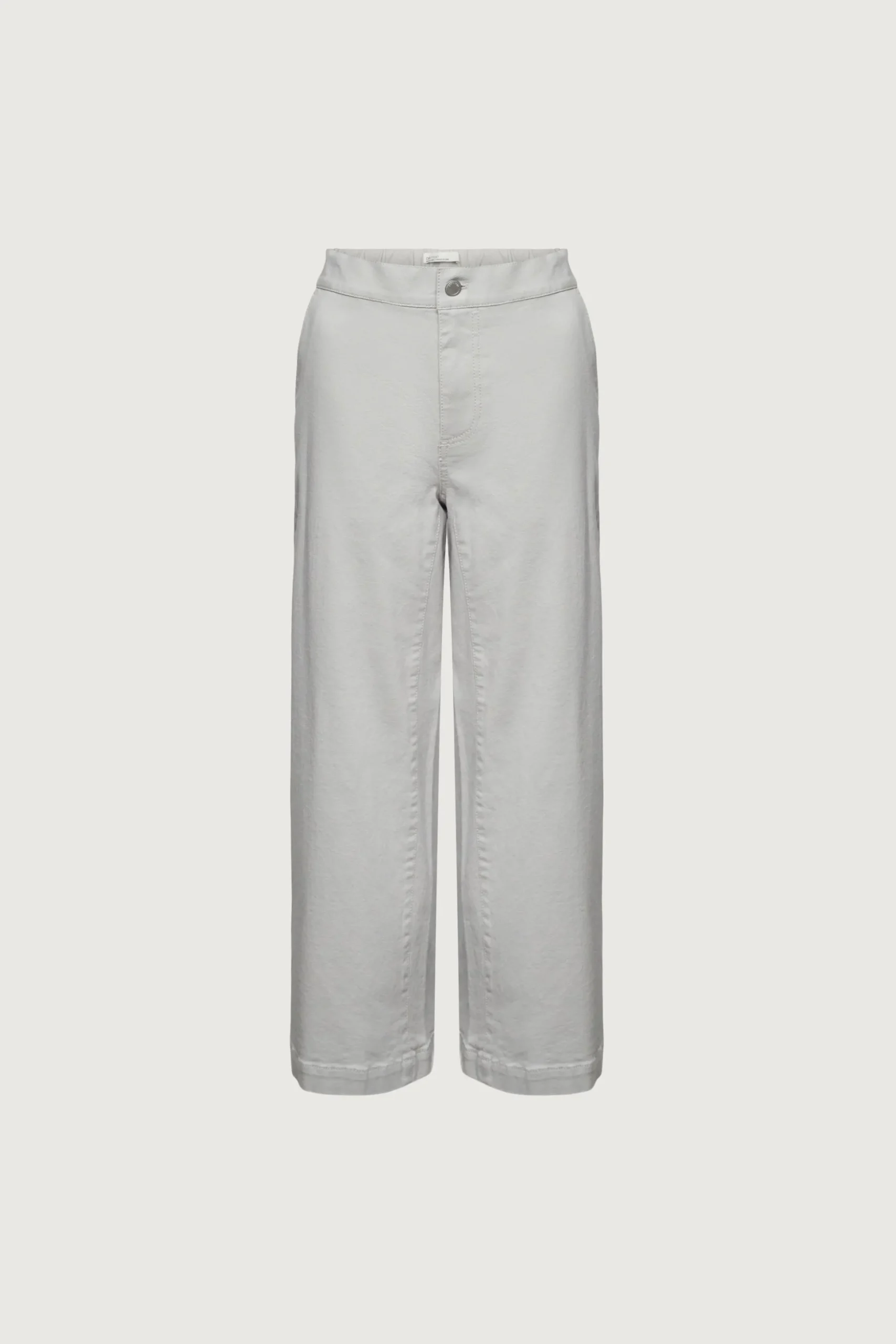CROPPED LENGTH 26" TWILL WIDE LEG PANT
