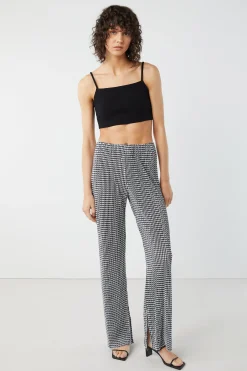 CROPPED PONTE KNIT TANK