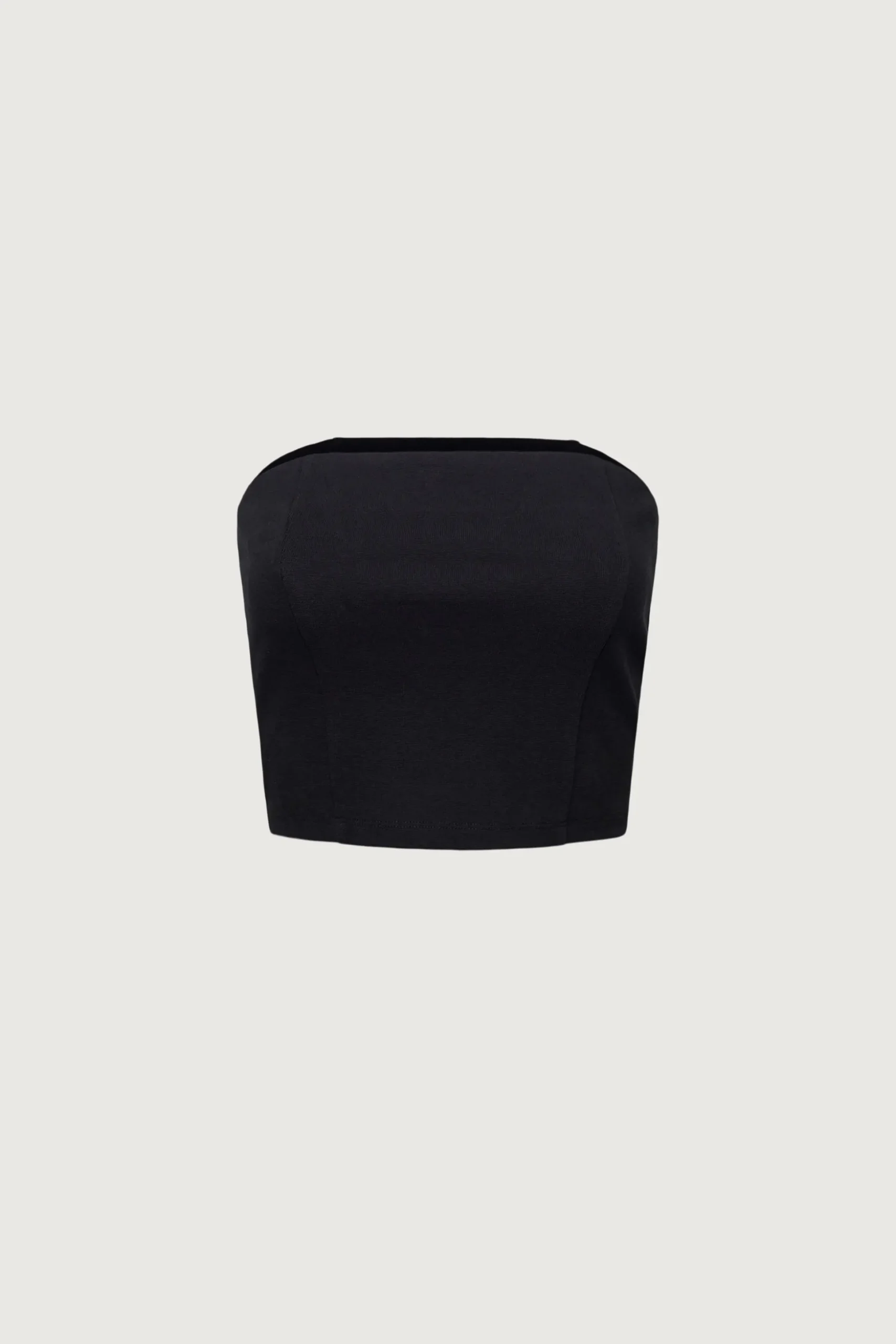 CROPPED PONTE KNIT TUBE TOP