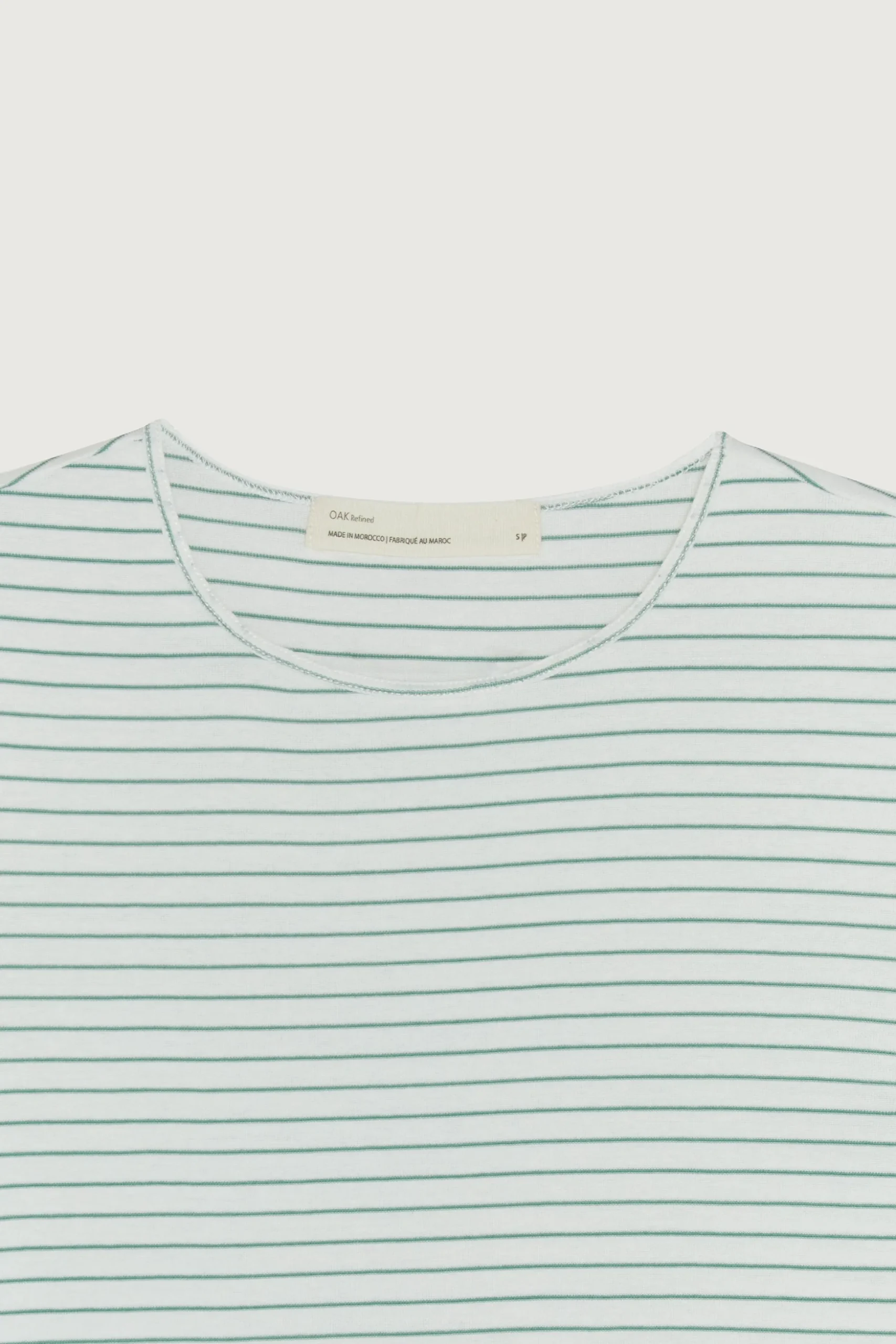 CROPPED STRIPED TEE