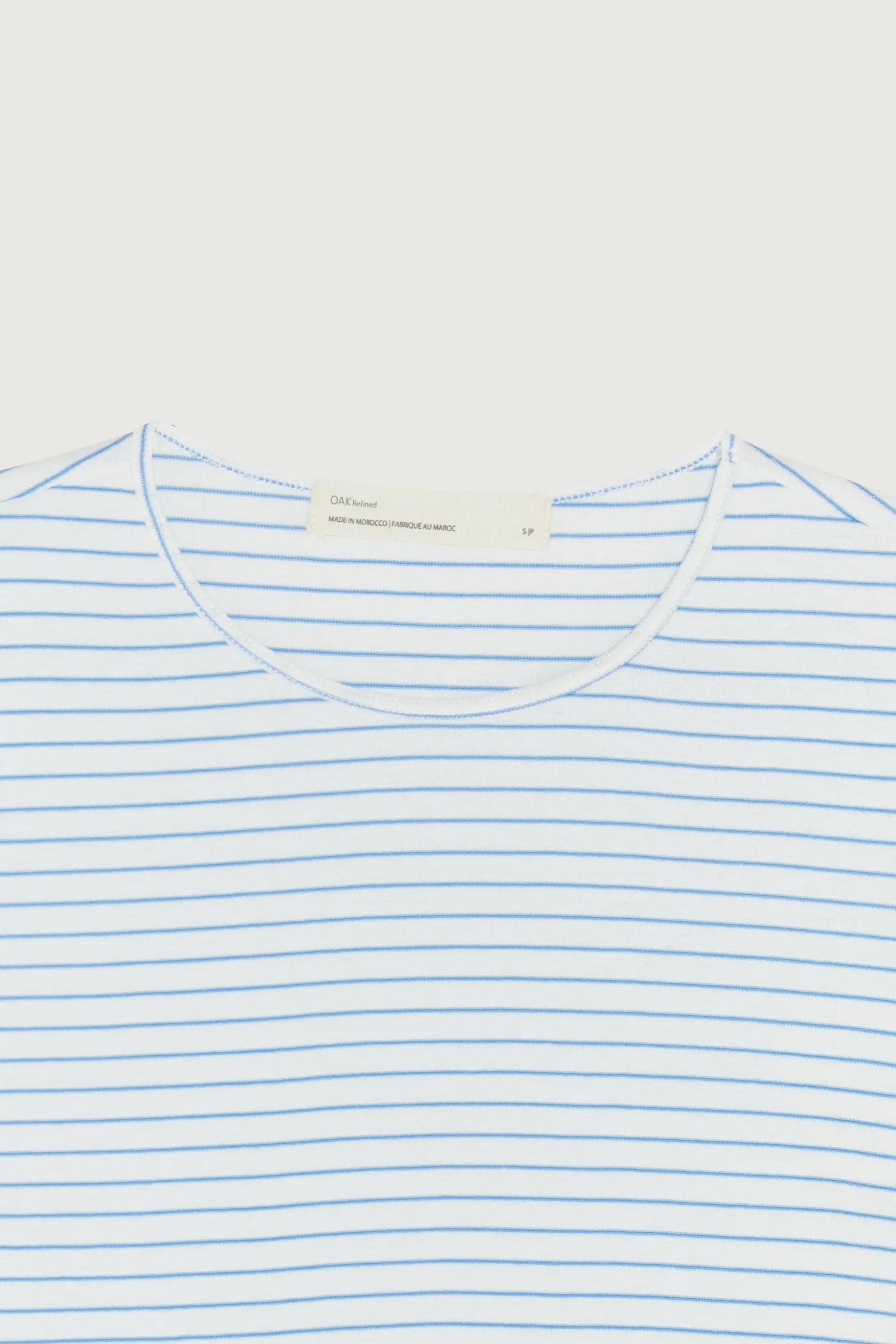 CROPPED STRIPED TEE