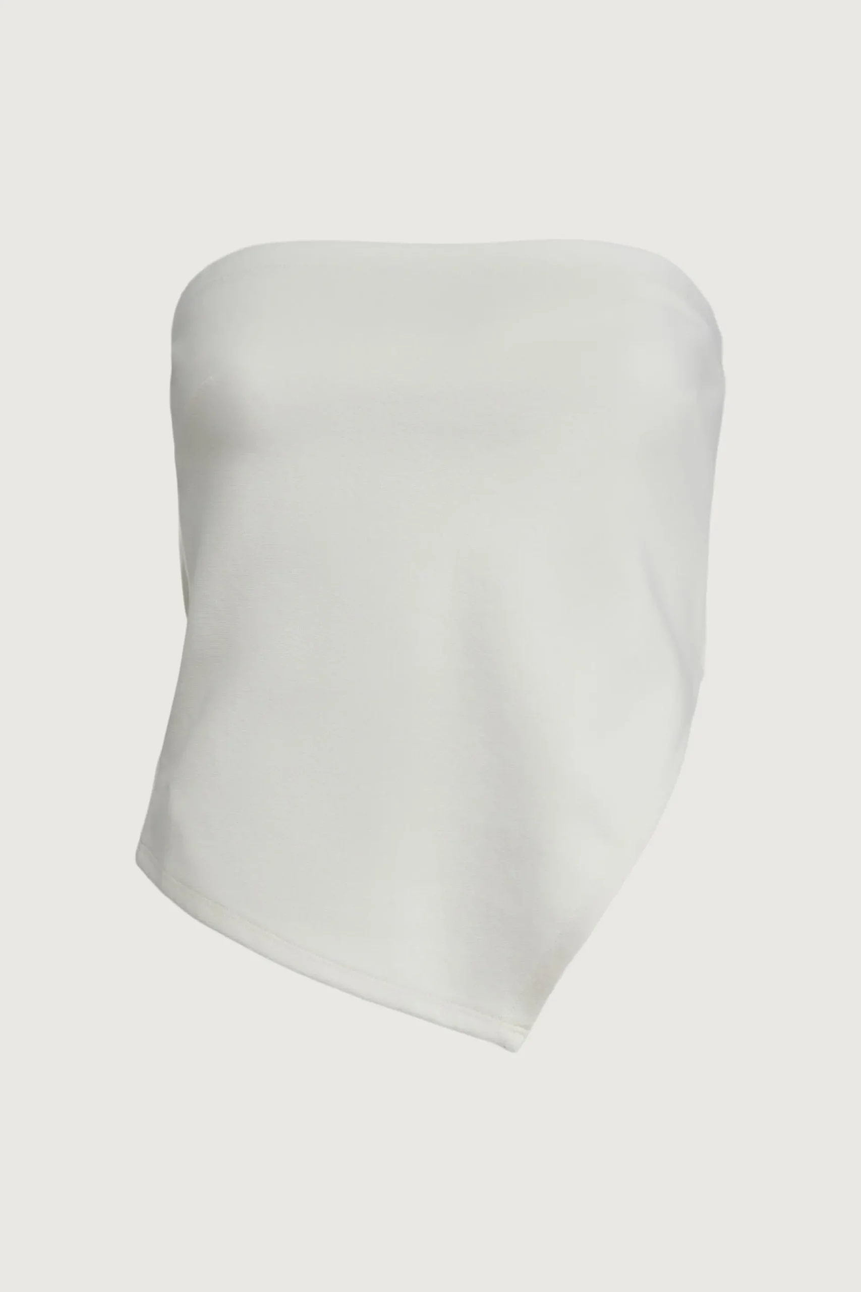CROPPED TUBE TOP WITH SIDE SLIT