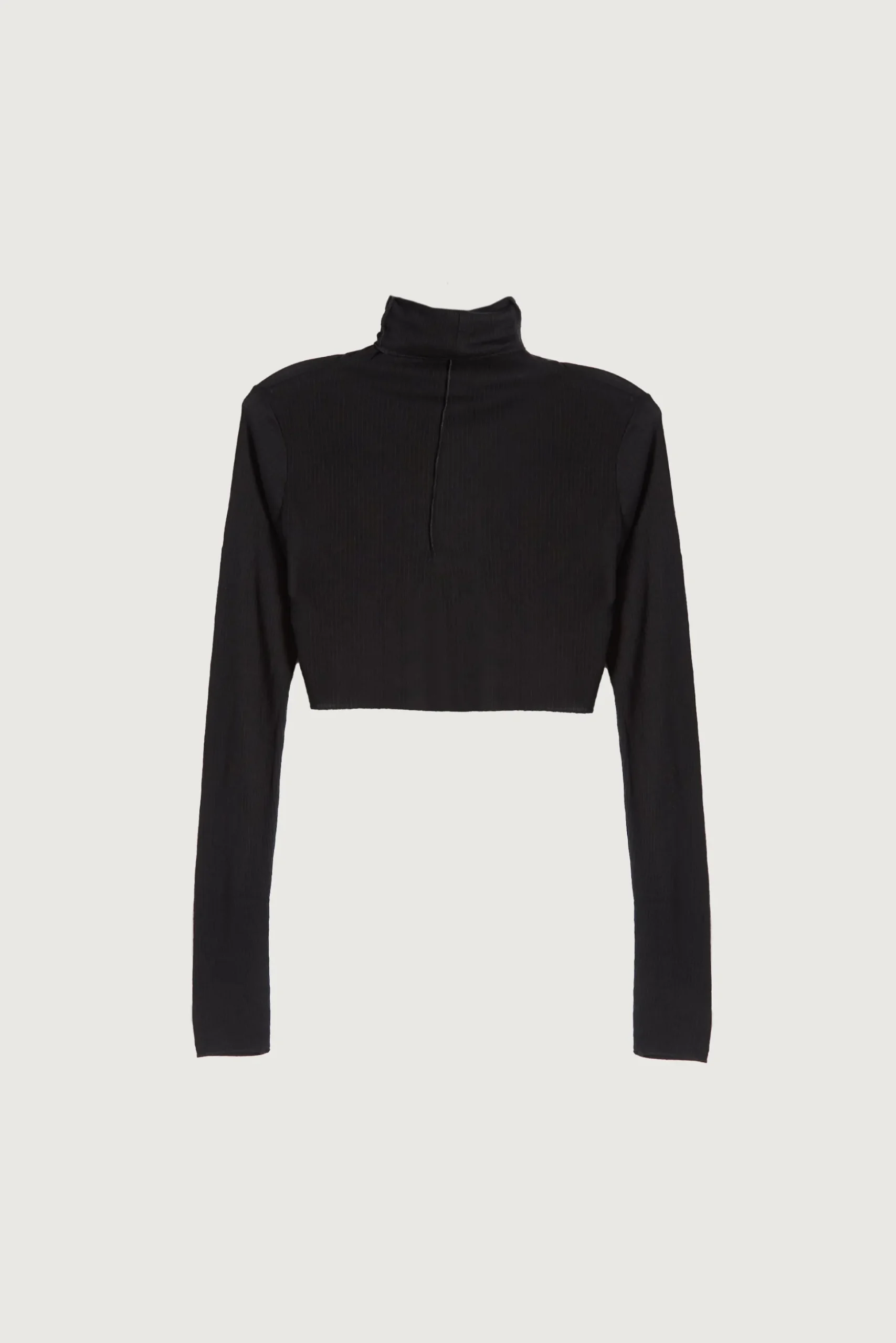 CROPPED TURTLENECK TOP