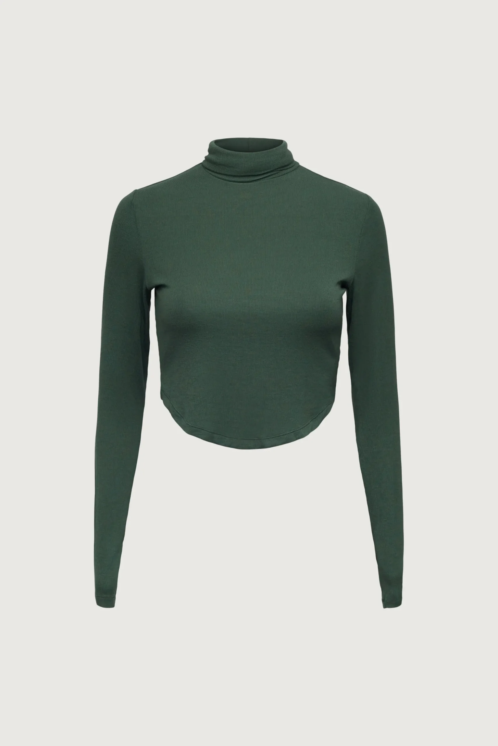 CROPPED TURTLENECK TOP