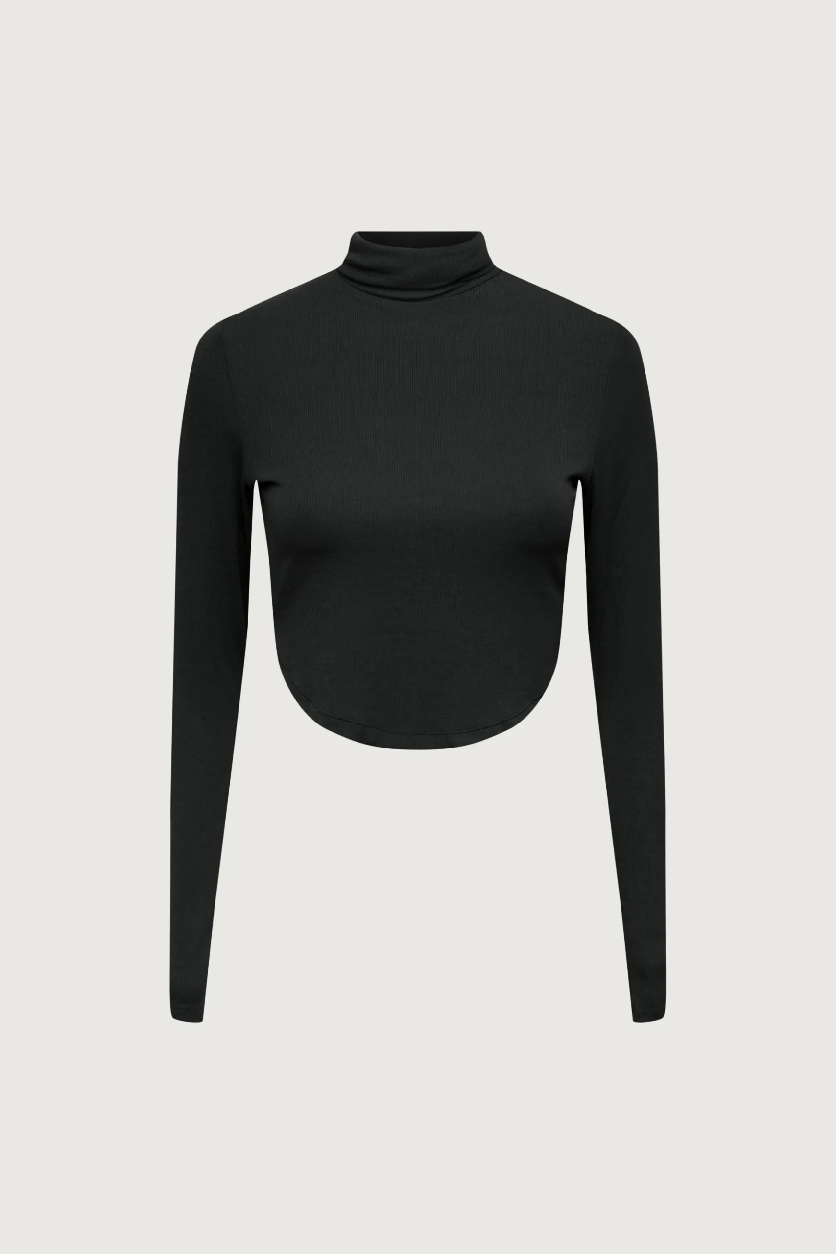 CROPPED TURTLENECK TOP