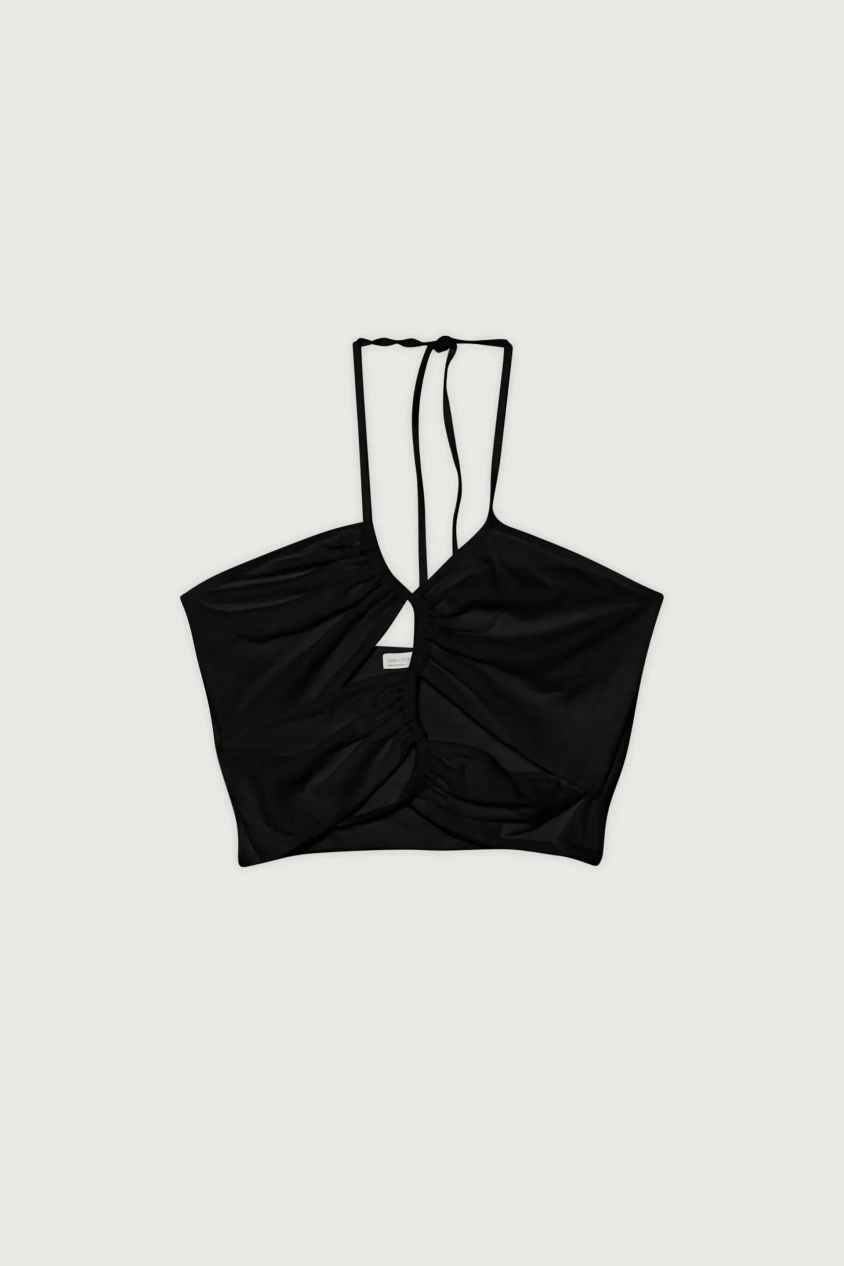 CUTOUT HALTER TOP