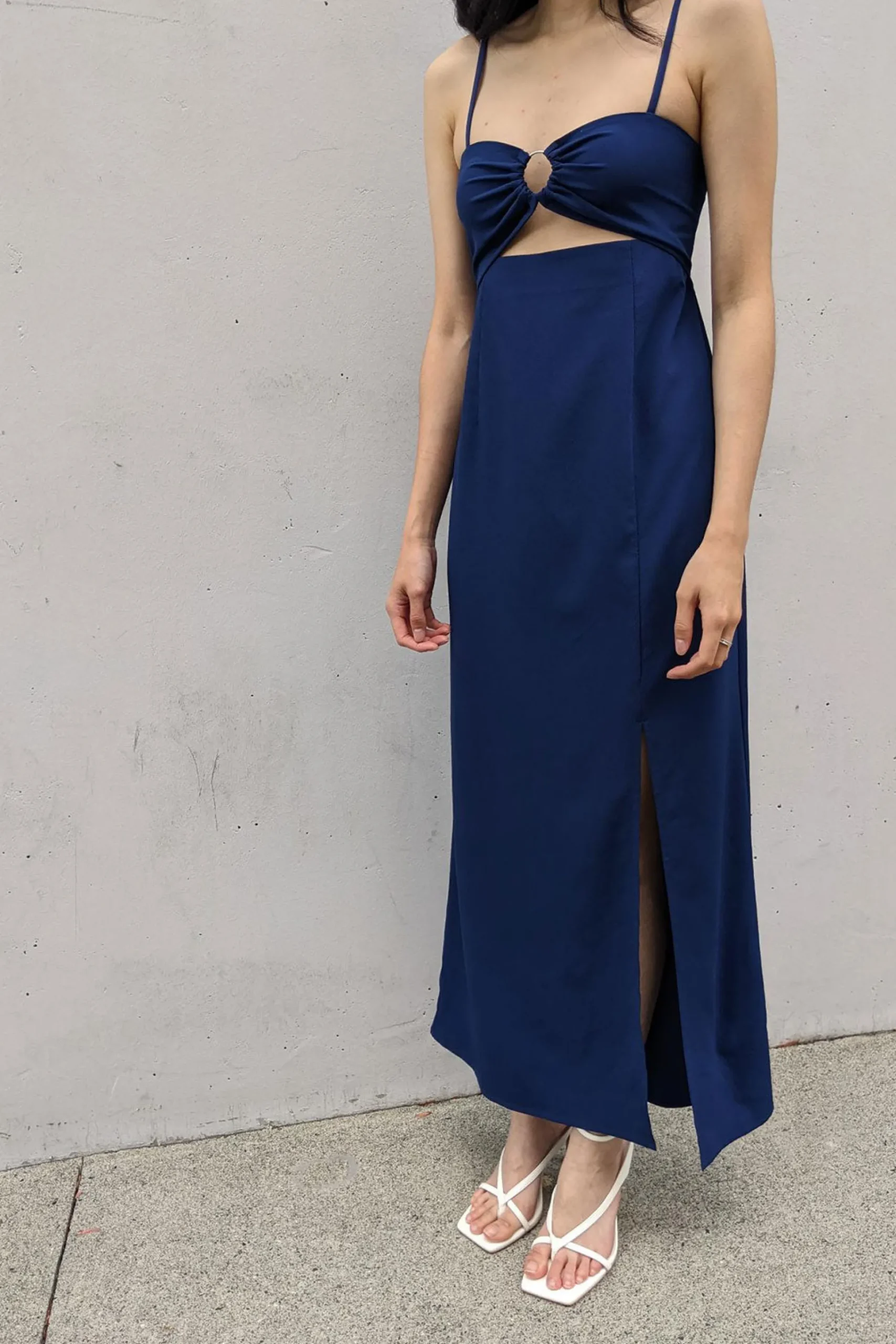 CUTOUT MIDI DRESS