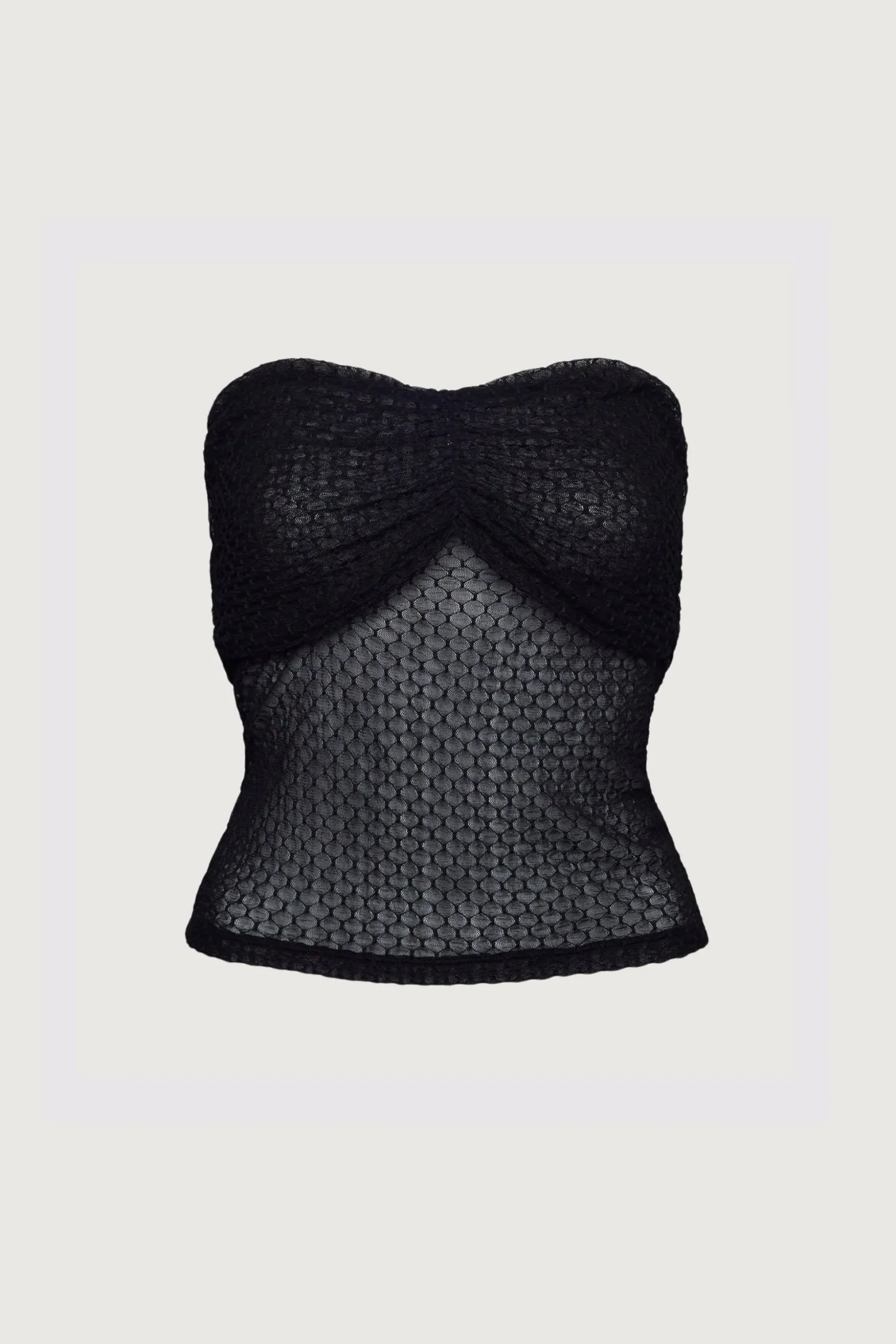 DOTTED MESH TUBE TOP