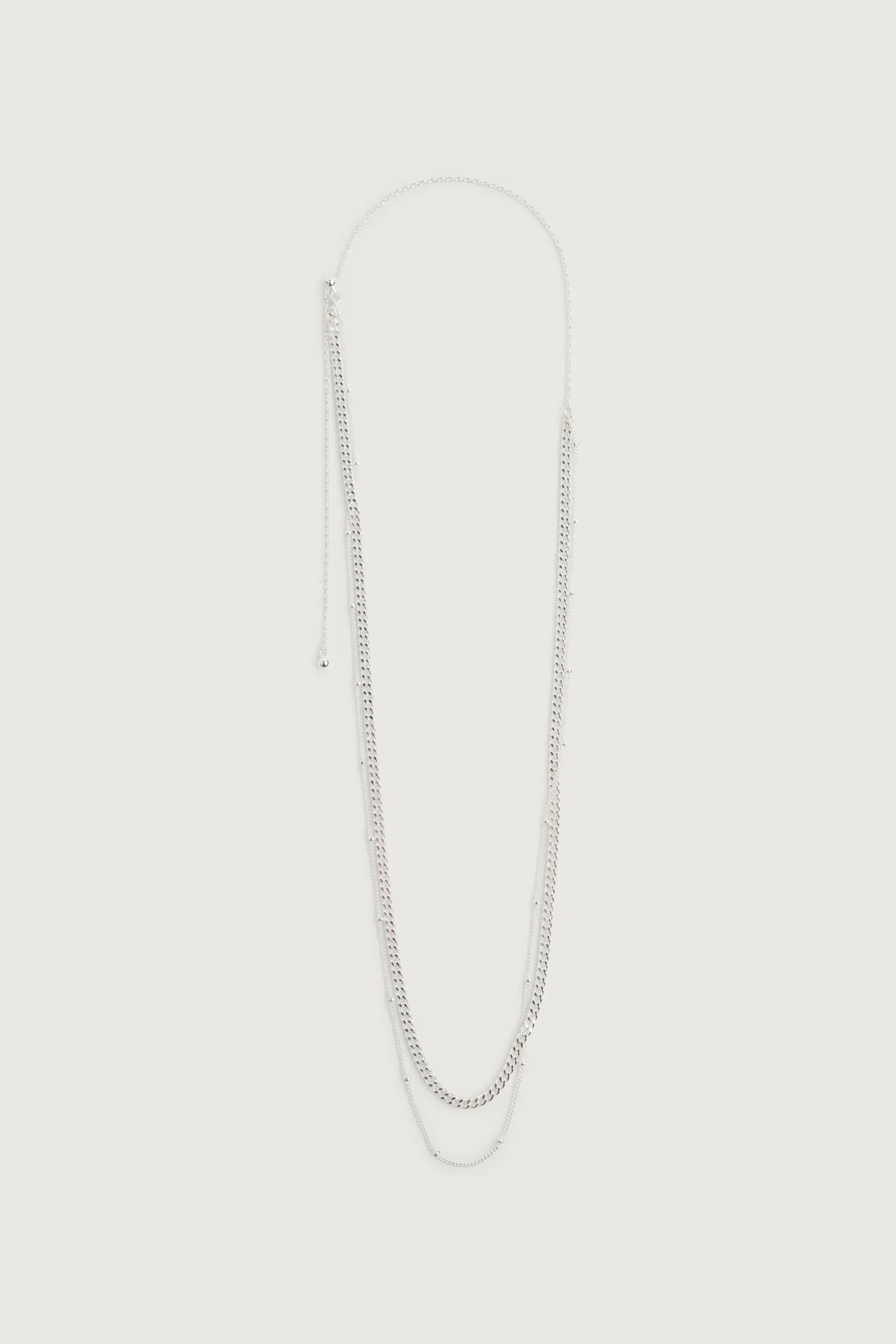 DOUBLE CHAIN NECKLACE