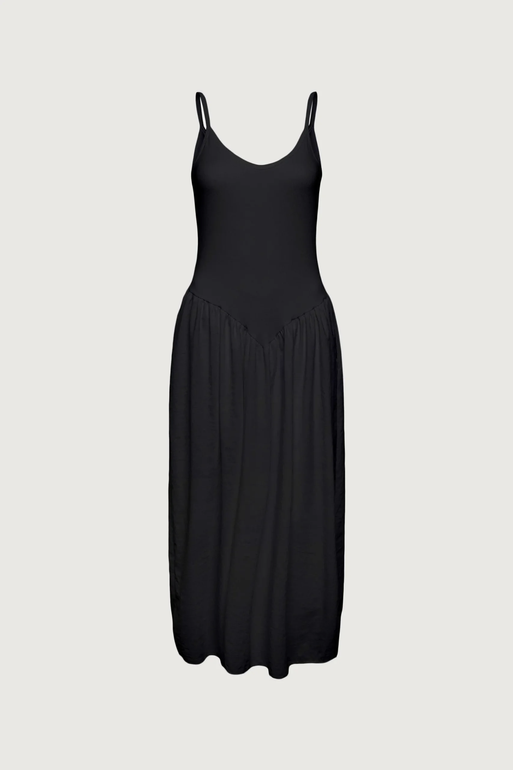 DROP WAIST MAXI DRESS