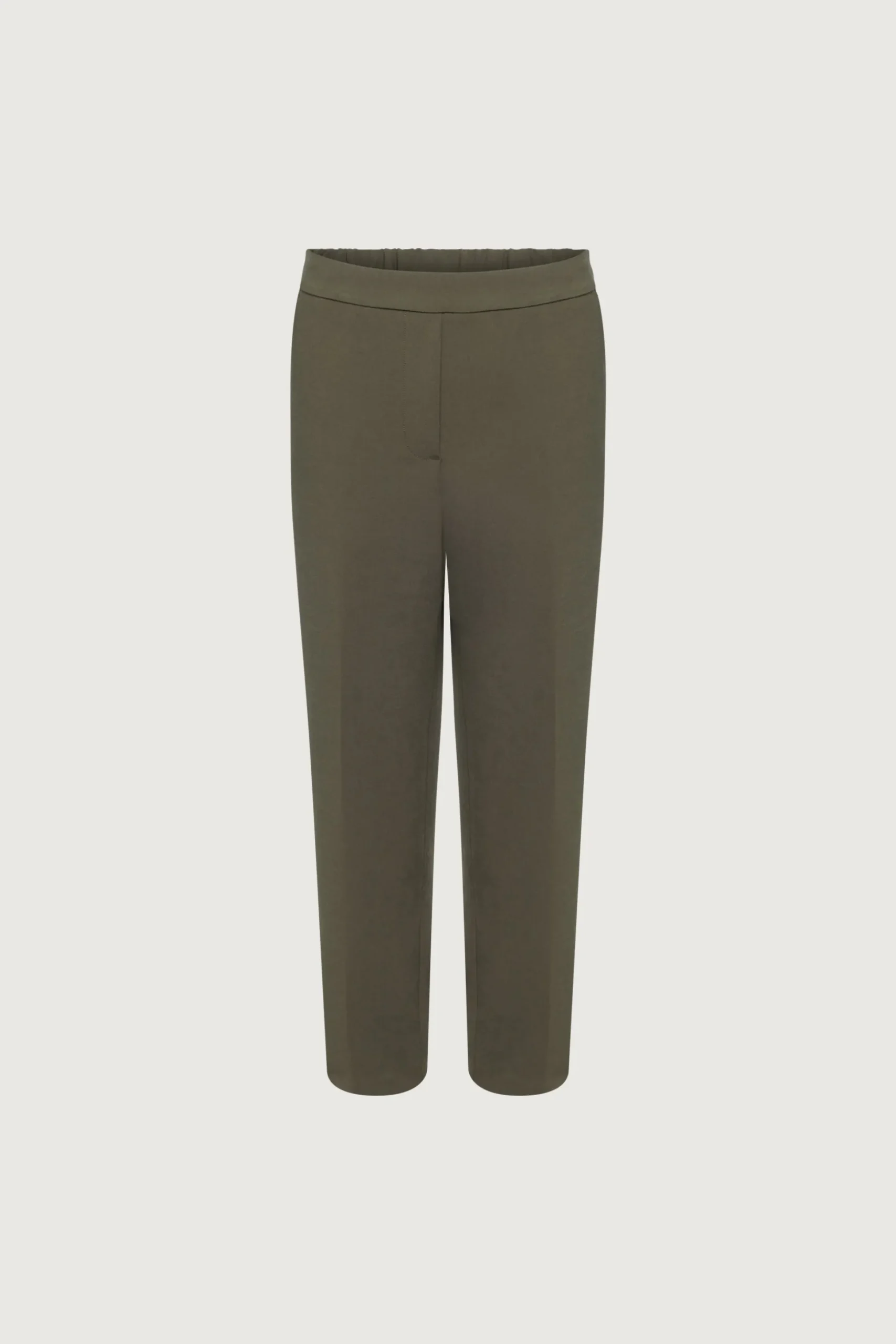 ELASTIC WAIST TAPERED PANT