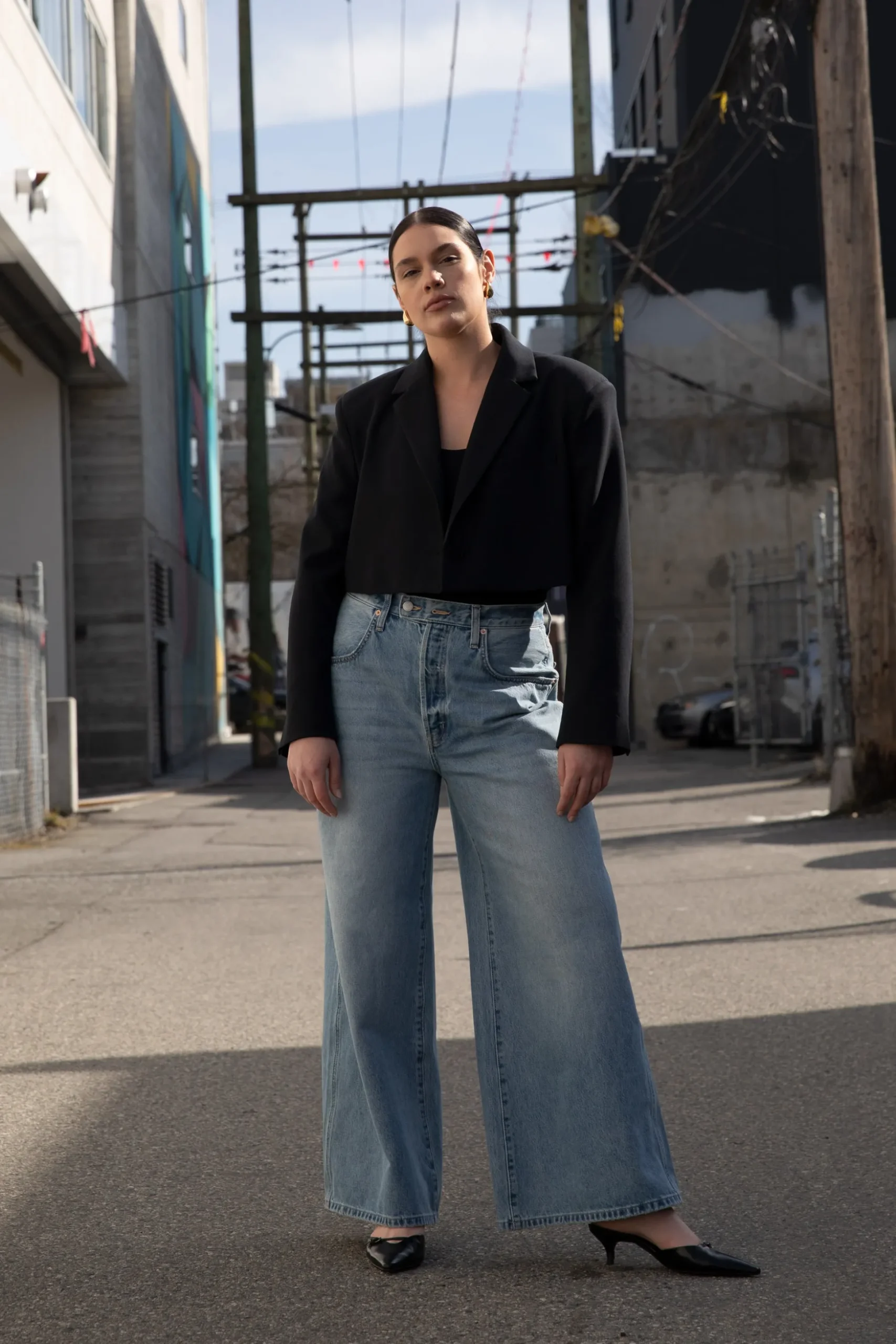 EXTRA BAGGY WIDE LEG UTILITY JEAN