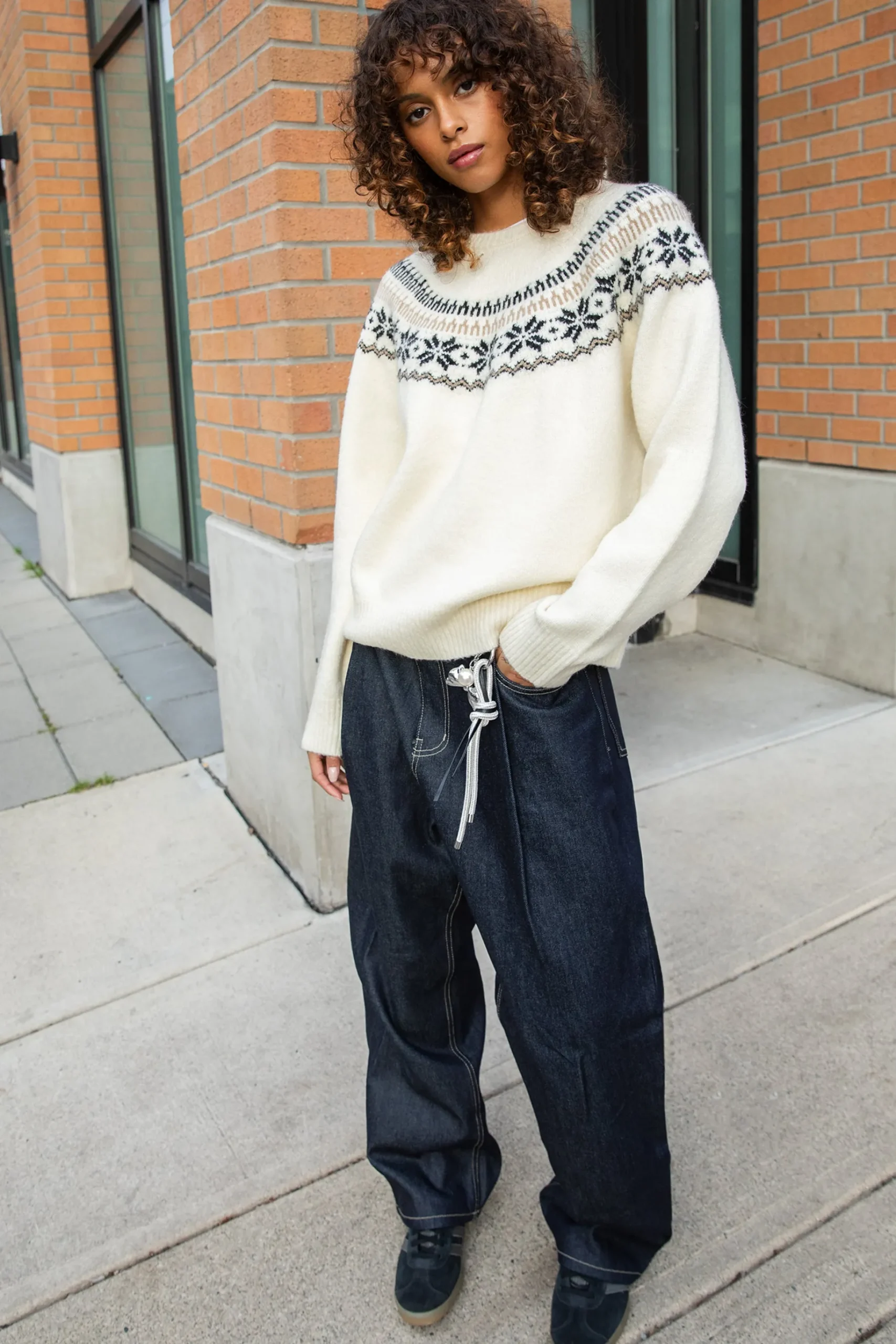 FAIR ISLE CREWNECK SWEATER